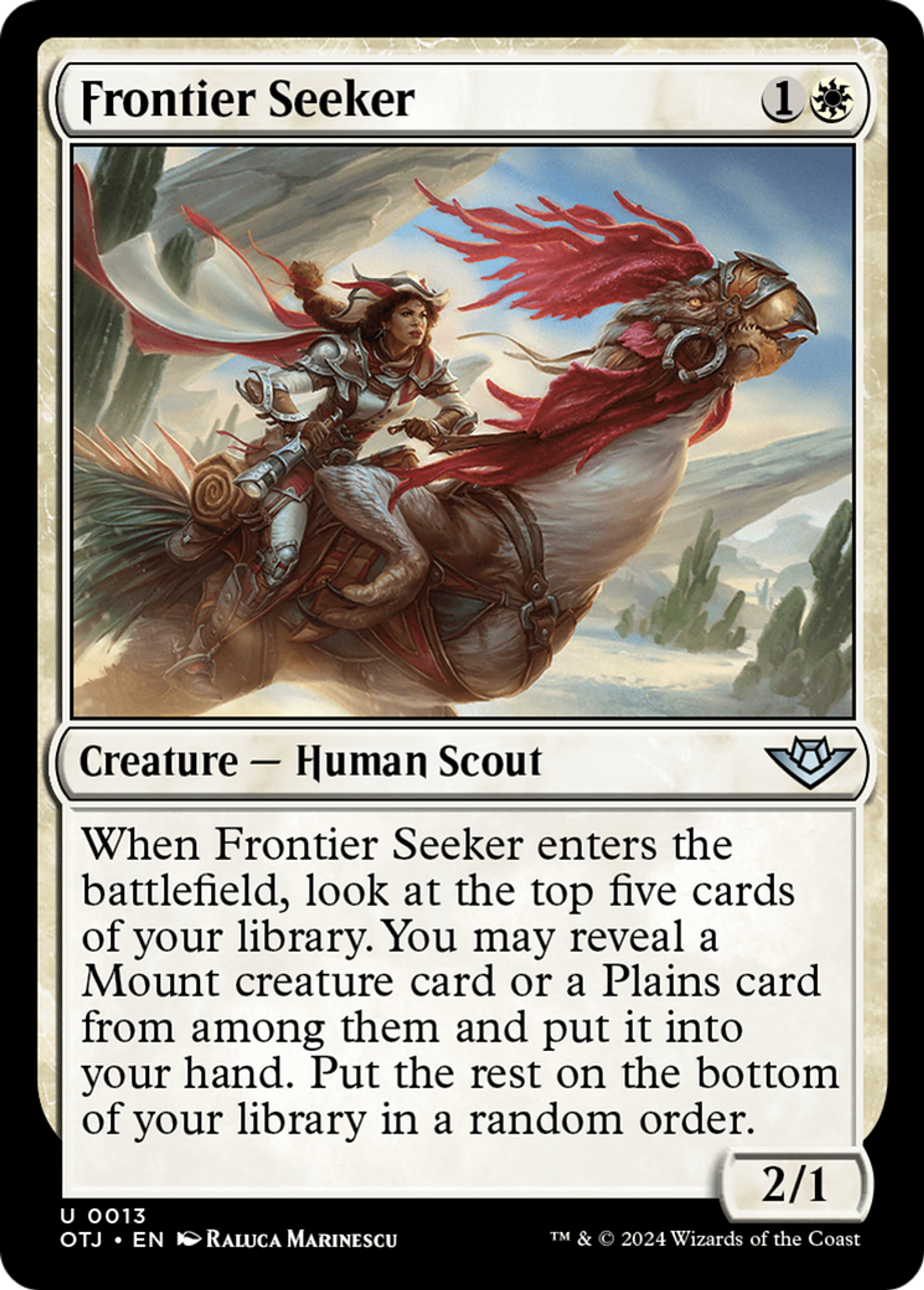 Frontier Seeker — Outlaws of Thunder Junction — Magic: The Gathering
