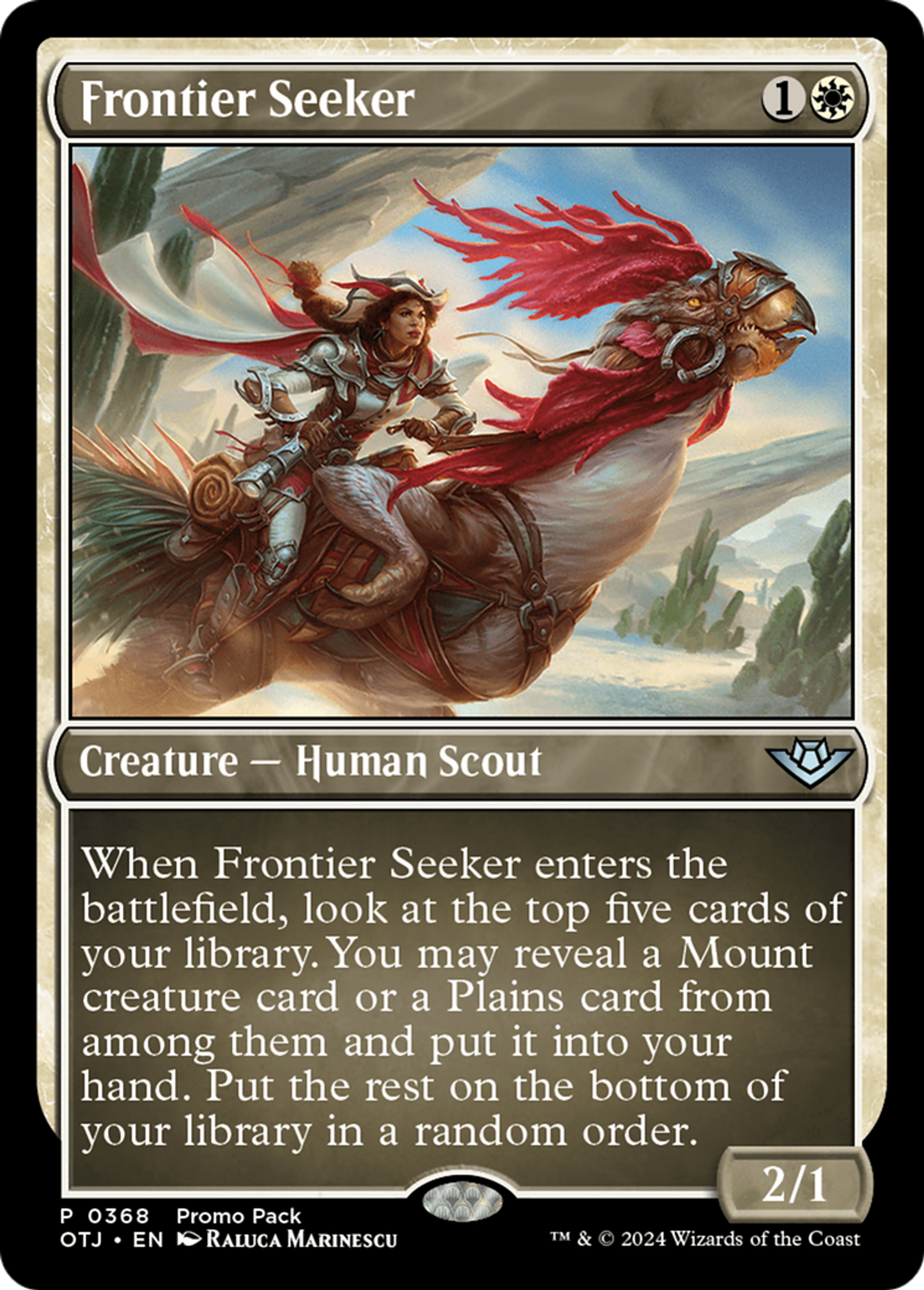 Chercheuse de frontière — Outlaws of Thunder Junction — Magic: The Gathering