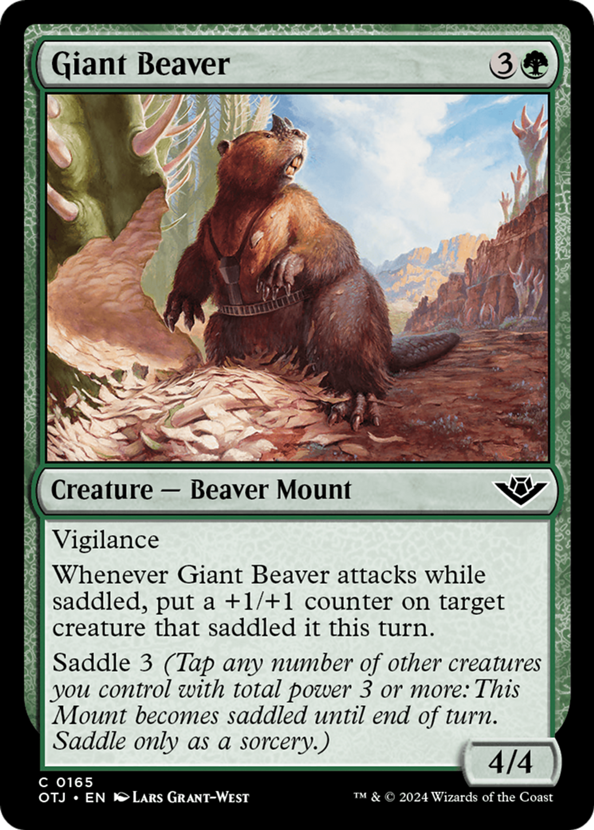 Castor géant — Outlaws of Thunder Junction — Magic: The Gathering