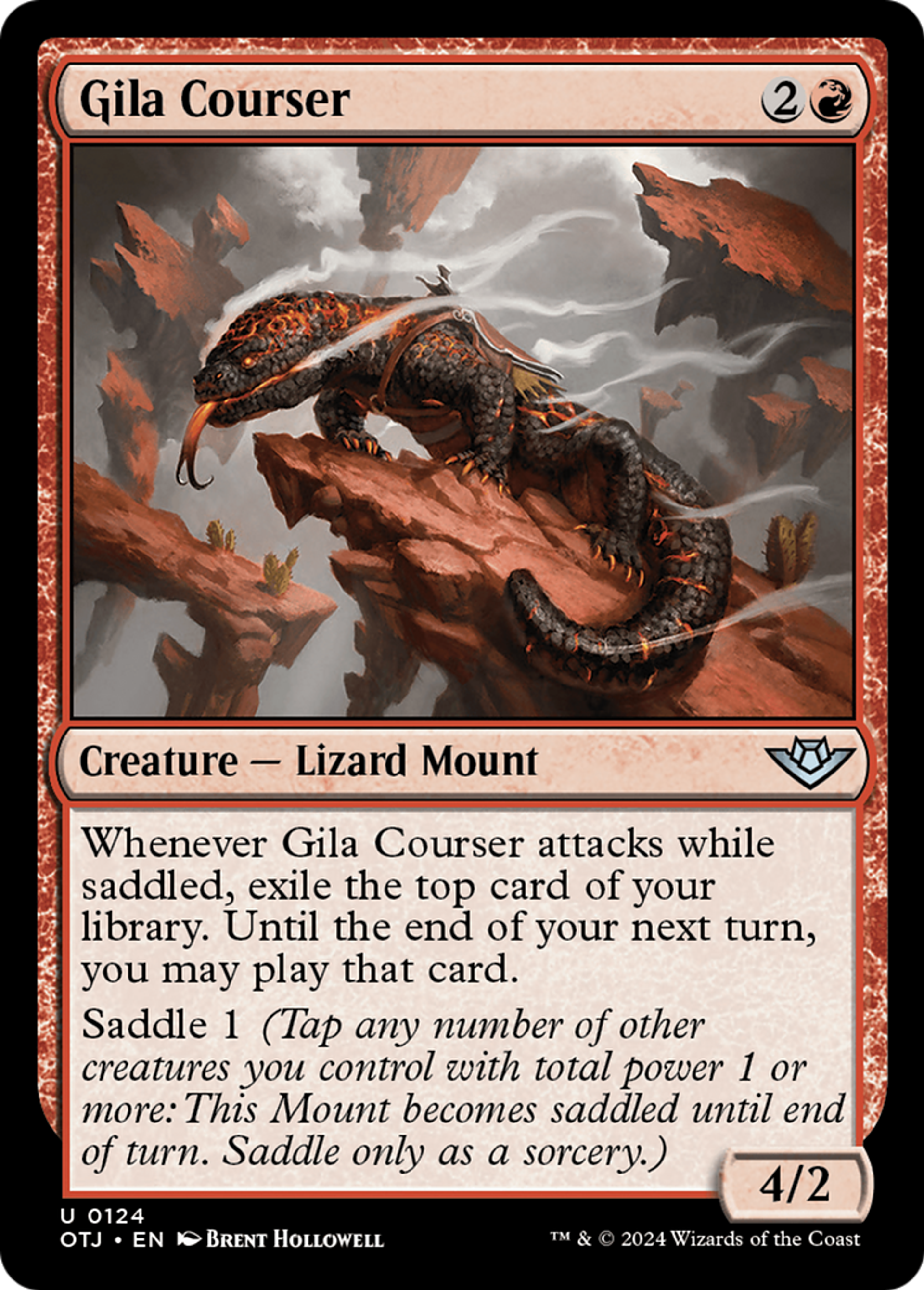 Gila Courser — Outlaws of Thunder Junction — Magic: The Gathering