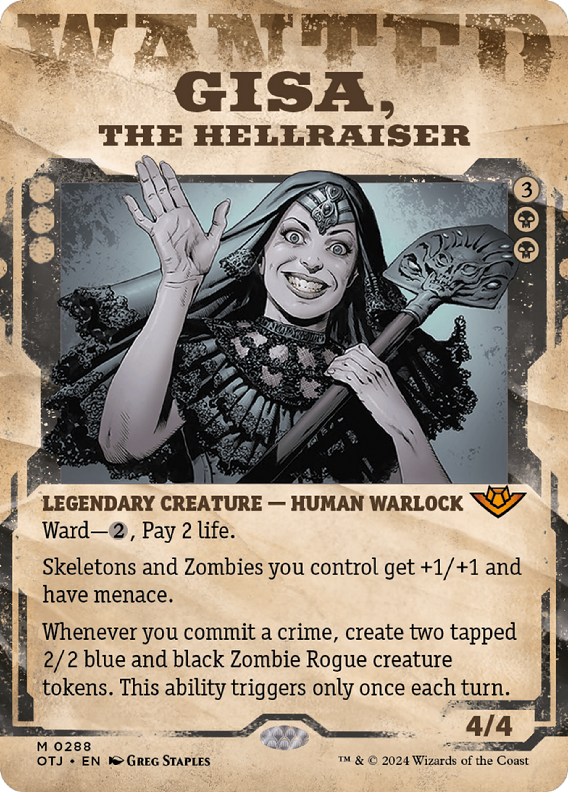 Gisa, la fauteuse de troubles — Outlaws of Thunder Junction — Magic: The Gathering
