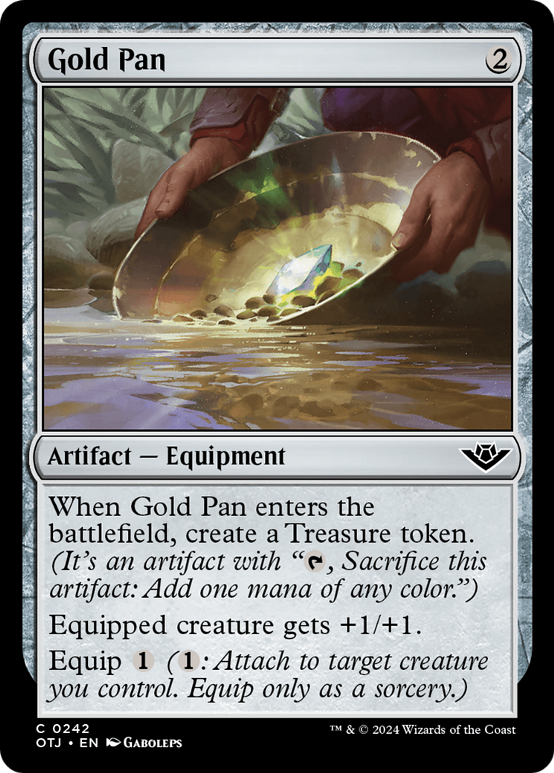 Gold Pan — Outlaws of Thunder Junction — Magic: The Gathering