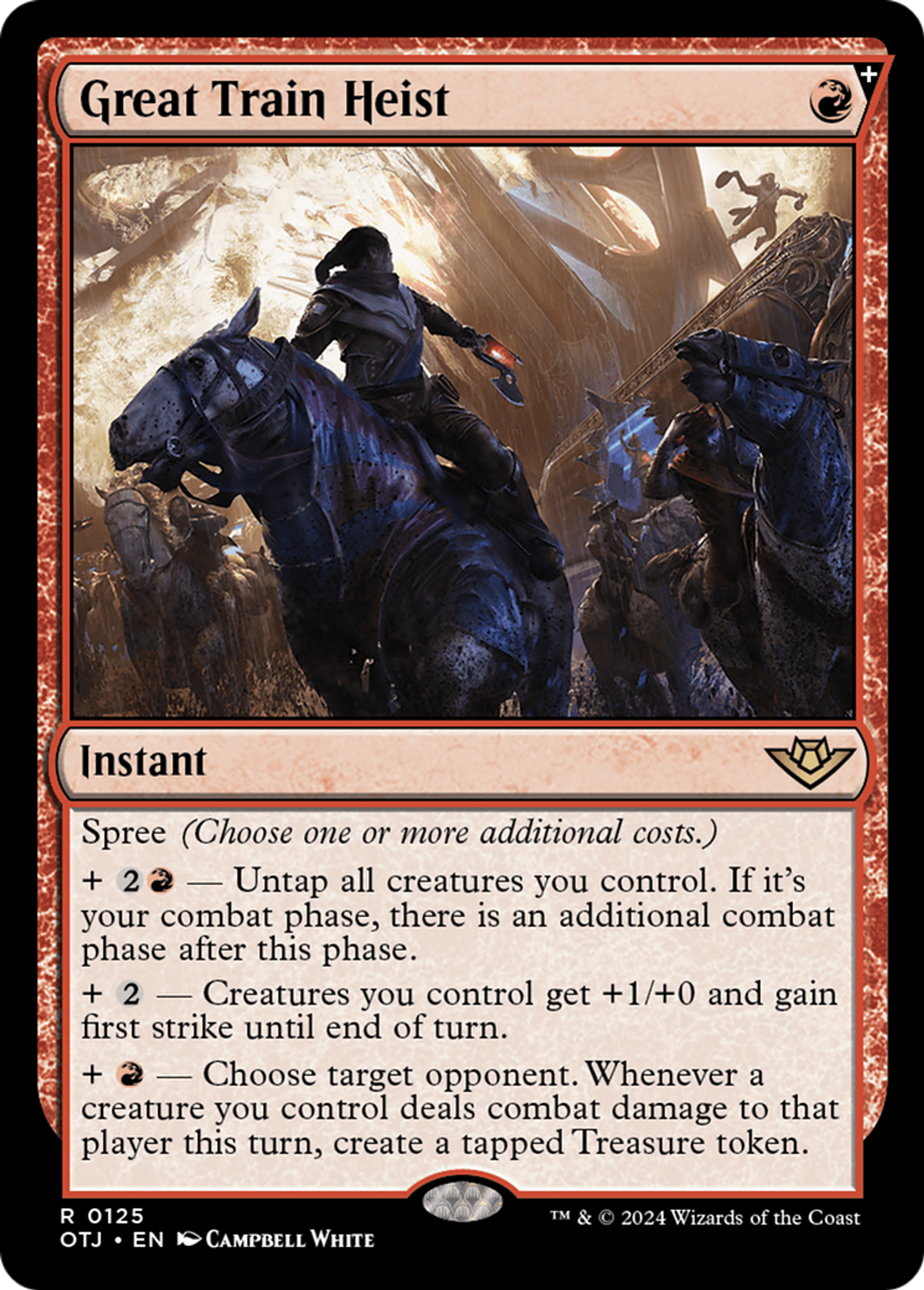 Grande attaque du train — Outlaws of Thunder Junction — Magic: The Gathering