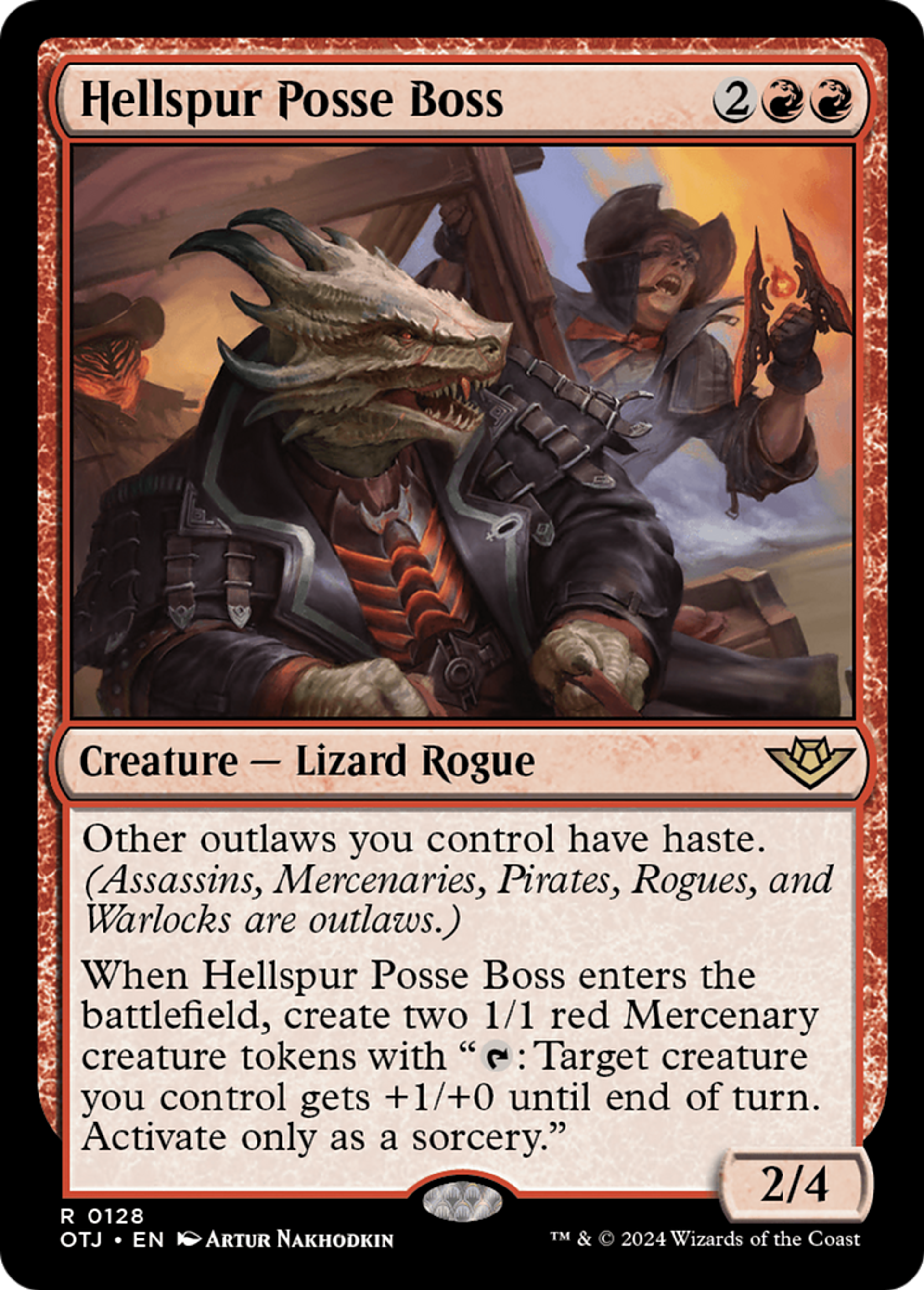 Hellspur Posse Boss — Outlaws of Thunder Junction — Magic: The Gathering