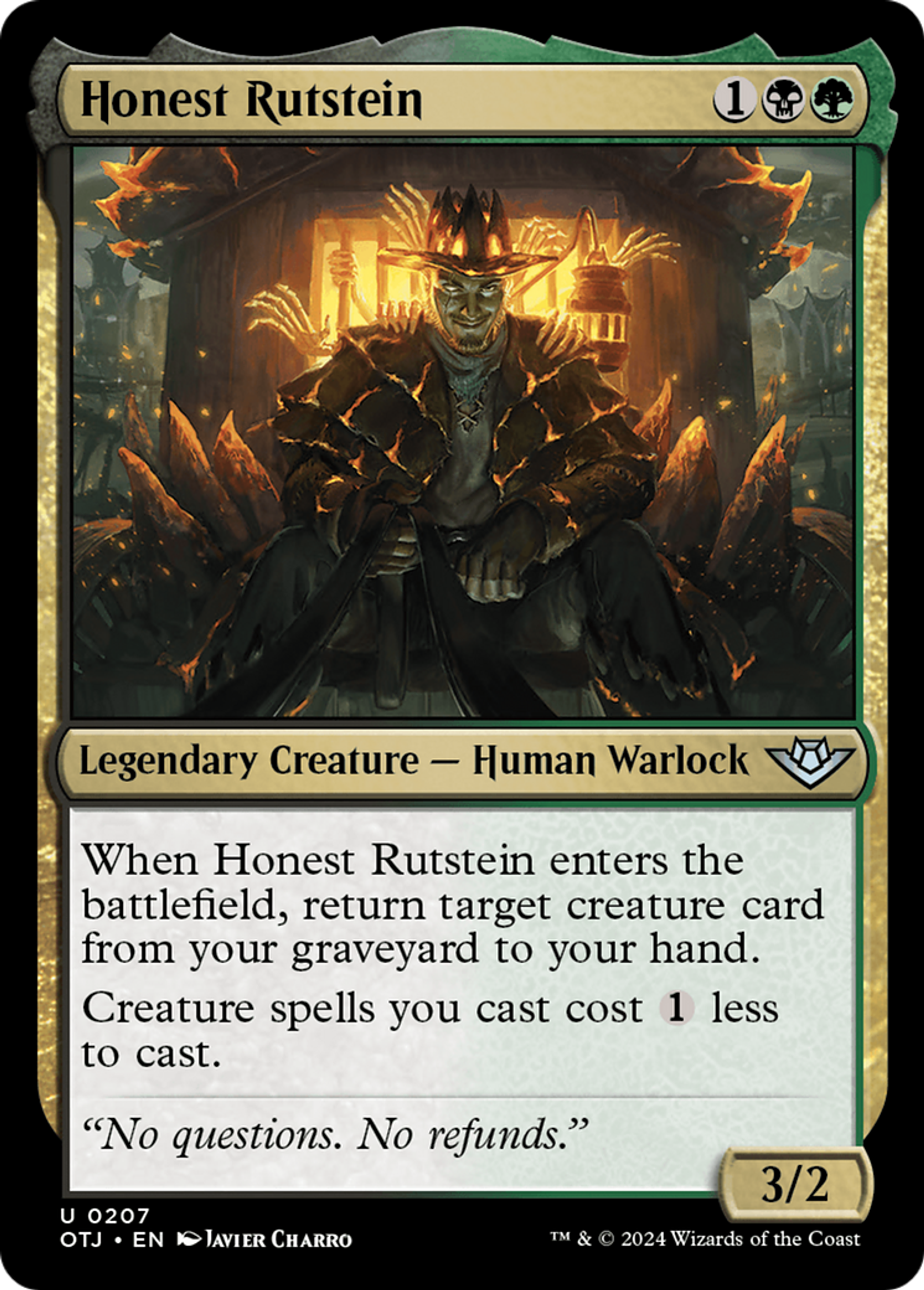 Rutstein l'honnête — Outlaws of Thunder Junction — Magic: The Gathering