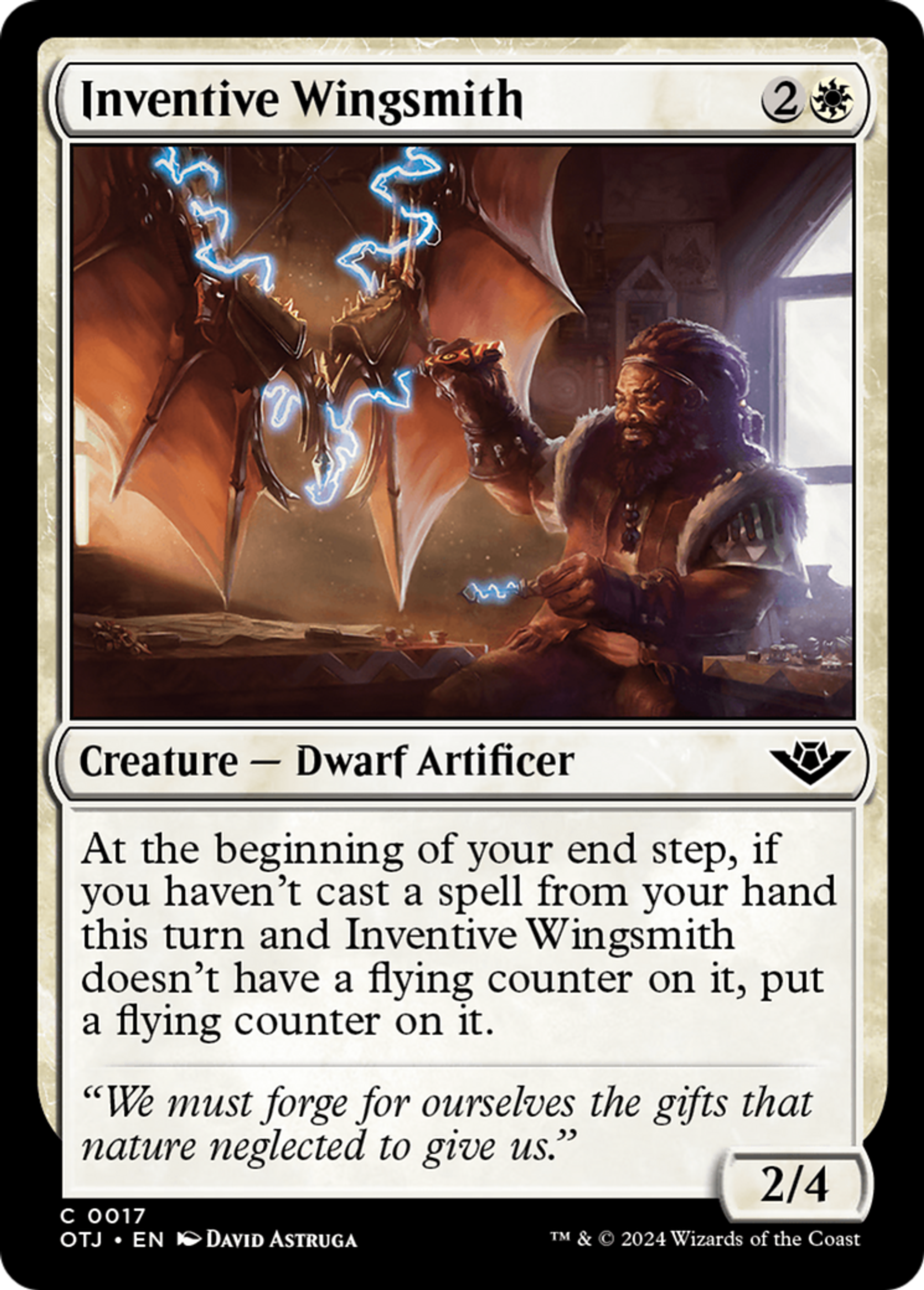 Inventive Wingsmith — Outlaws of Thunder Junction — Magic: The Gathering