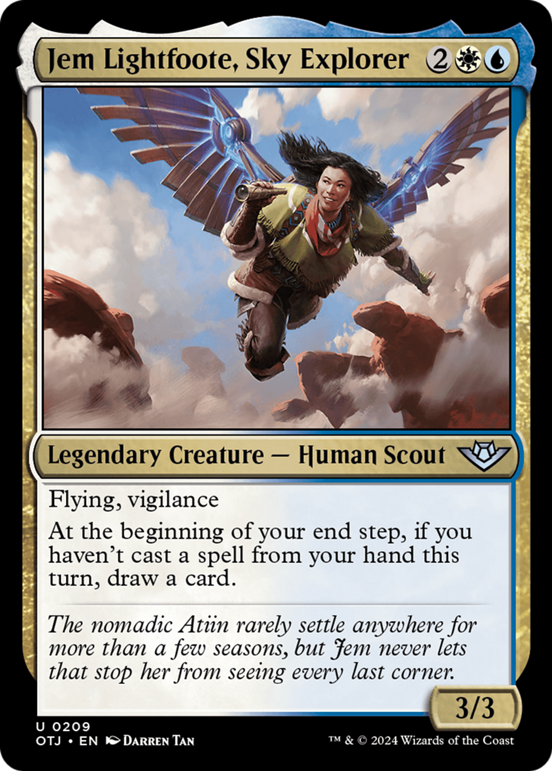 Jem Pied-léger, exploratrice céleste — Outlaws of Thunder Junction — Magic: The Gathering