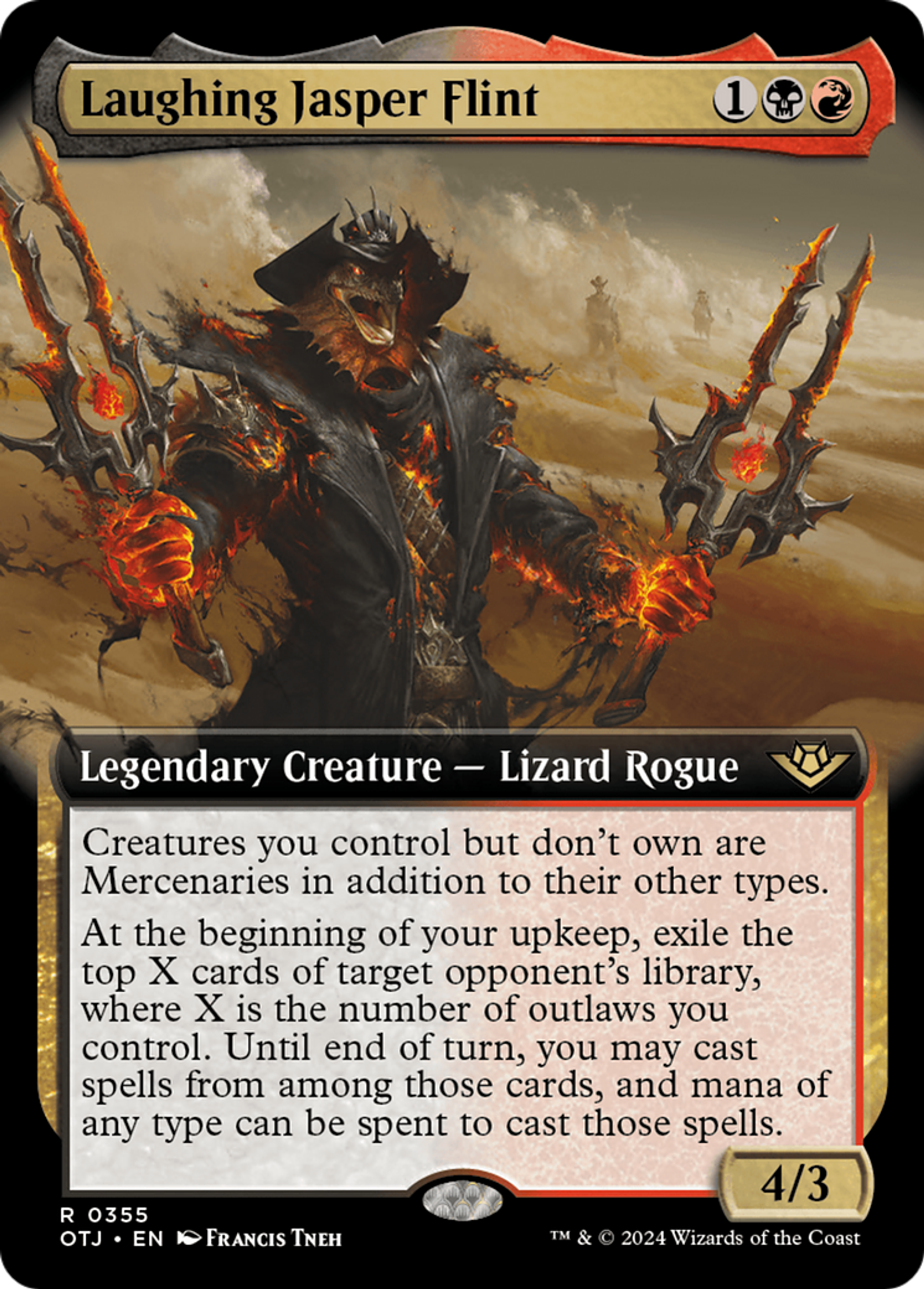 Jasper Silex le Ricaneur — Outlaws of Thunder Junction — Magic: The Gathering