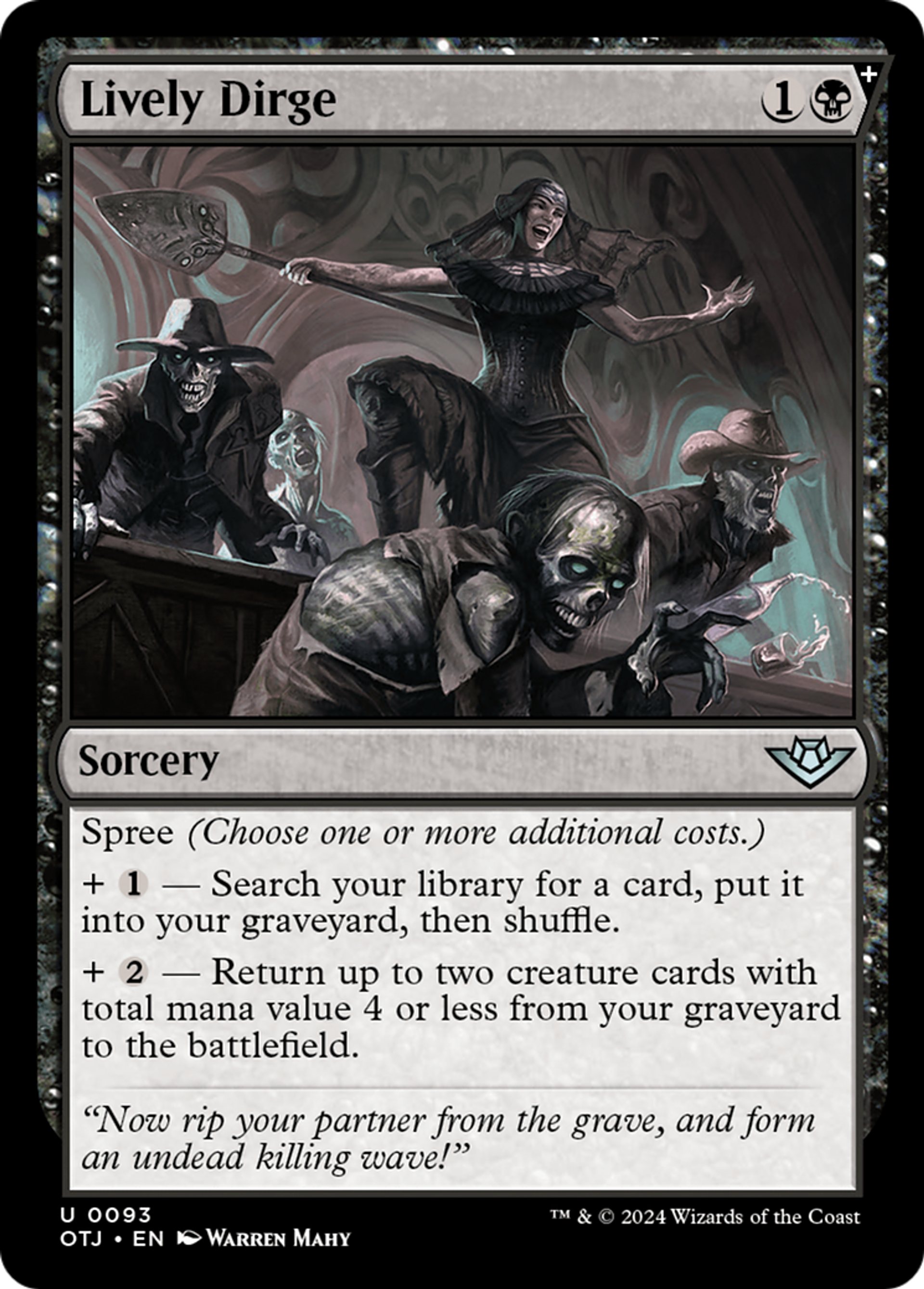 Hymne funèbre entraînant — Outlaws of Thunder Junction — Magic: The Gathering