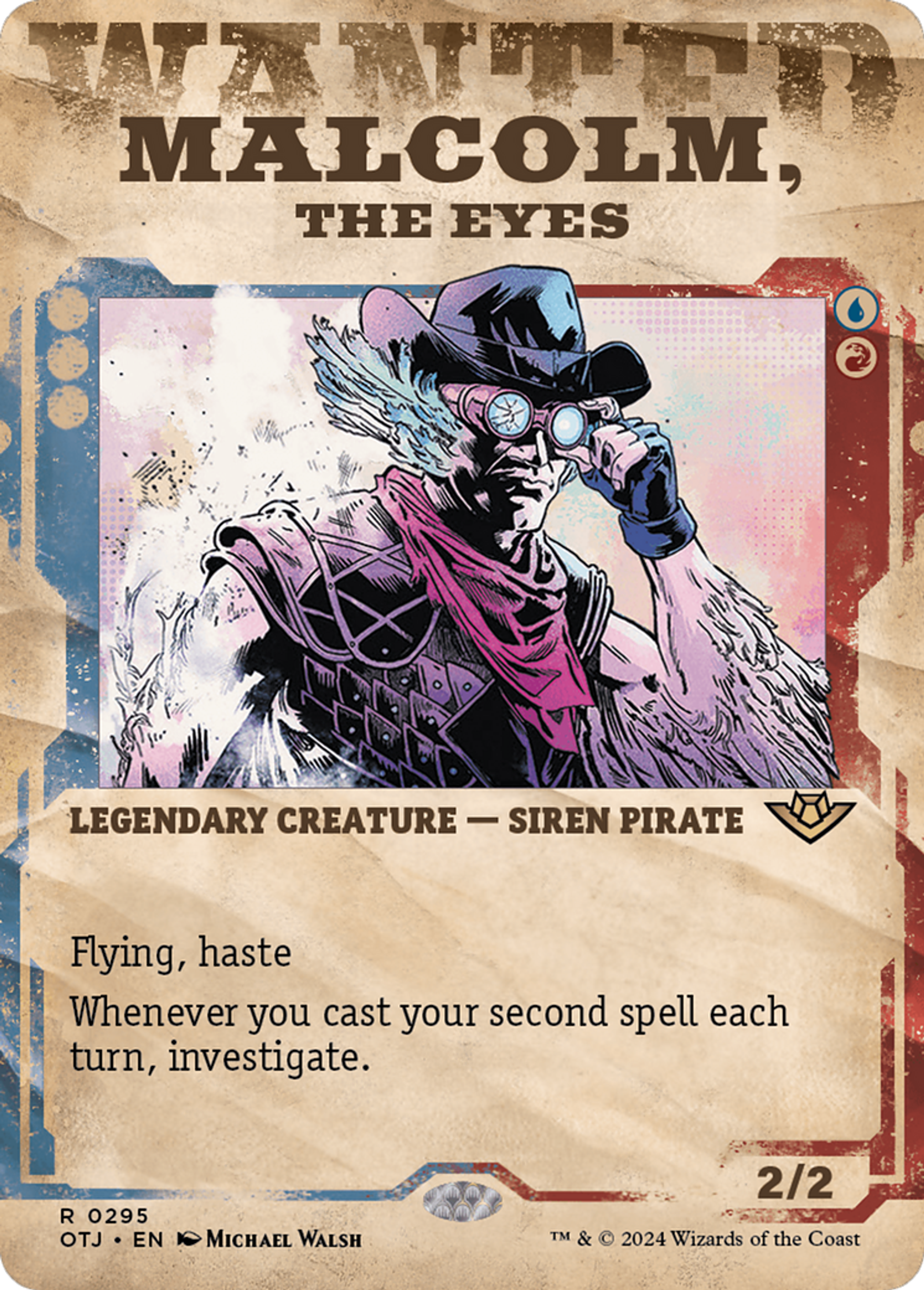Malcolm, the Eyes — Outlaws of Thunder Junction — Magic: The Gathering