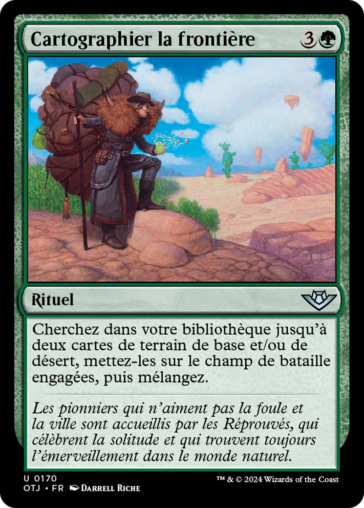 Cartographier la frontière — Outlaws of Thunder Junction — Magic: The Gathering