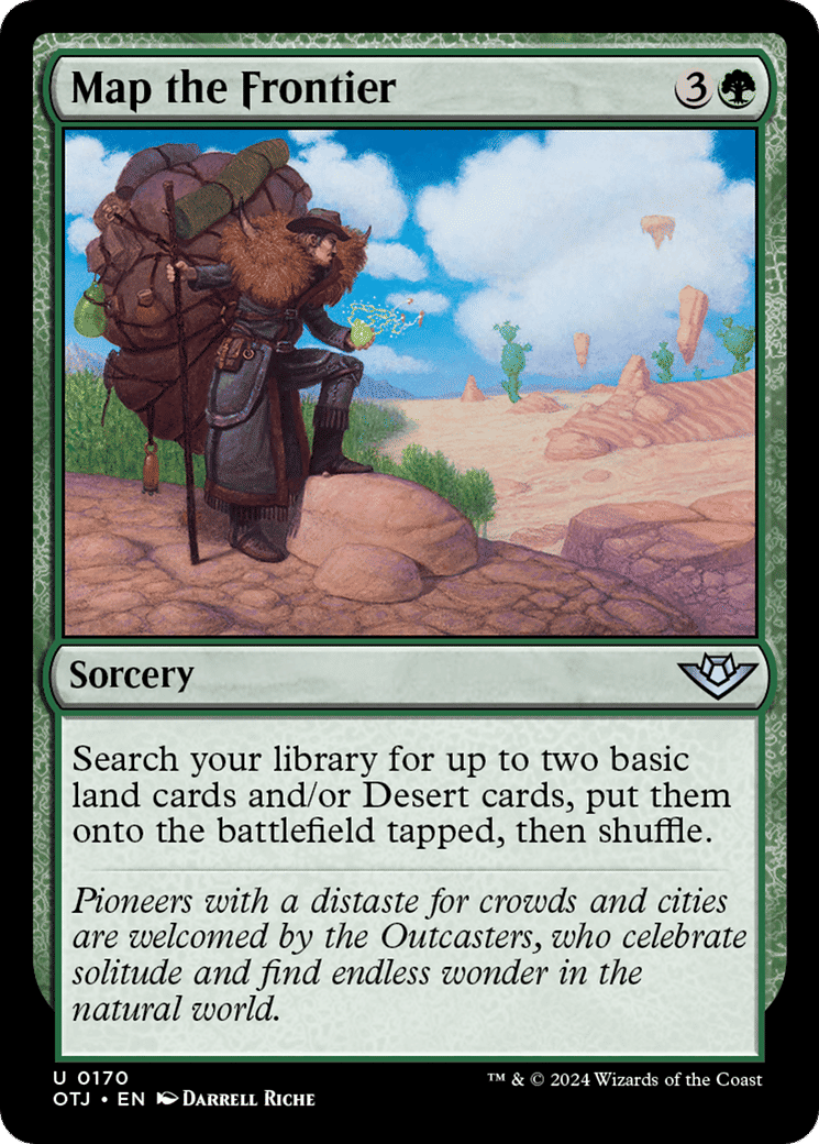 Map the Frontier — Outlaws of Thunder Junction — Magic: The Gathering