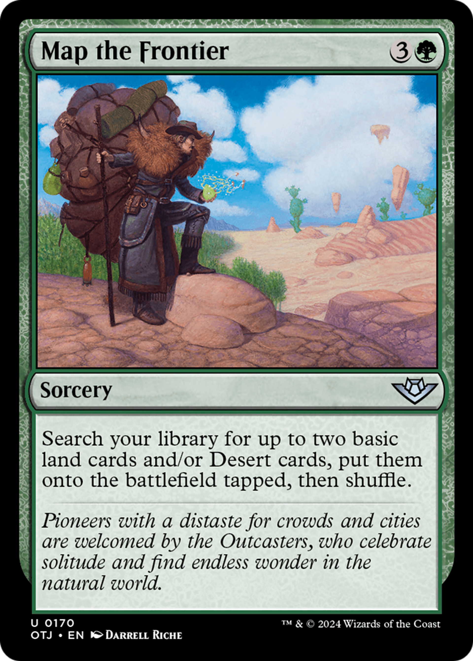 Map the Frontier — Outlaws of Thunder Junction — Magic: The Gathering