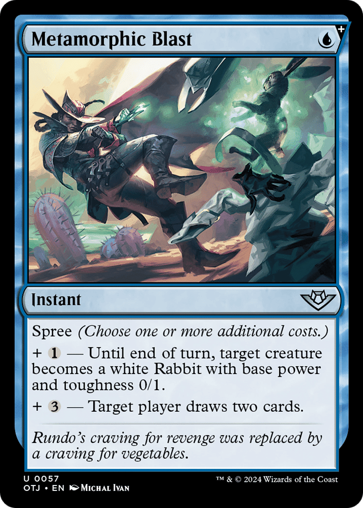 Metamorphic Blast — Outlaws of Thunder Junction — Magic: The Gathering