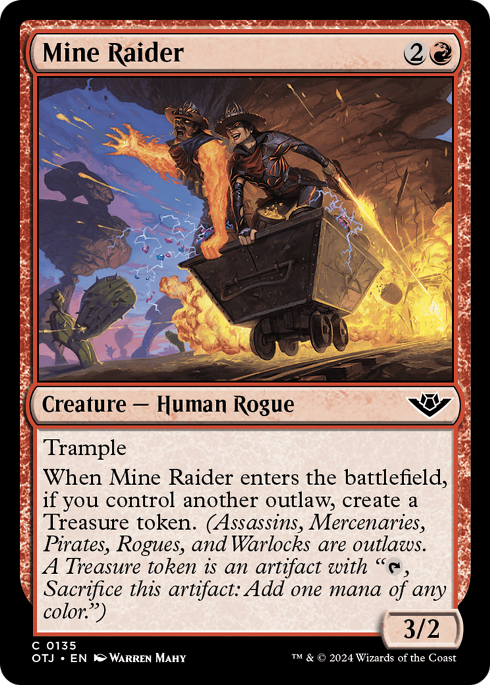 Mine Raider — Outlaws of Thunder Junction — Magic: The Gathering