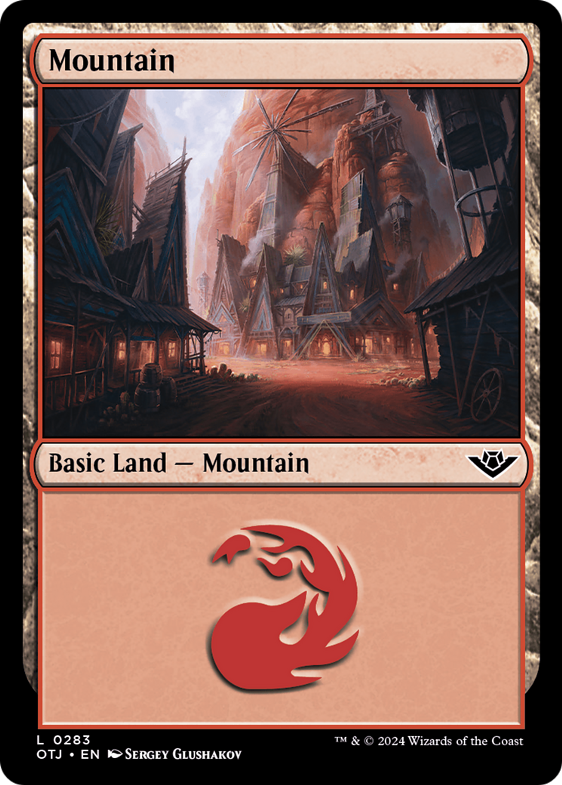 Montagne — Outlaws of Thunder Junction — Magic: The Gathering