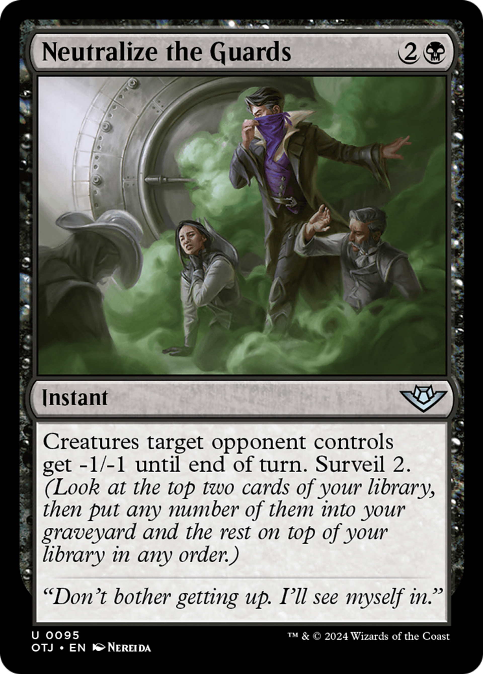 Neutraliser les gardes — Outlaws of Thunder Junction — Magic: The Gathering