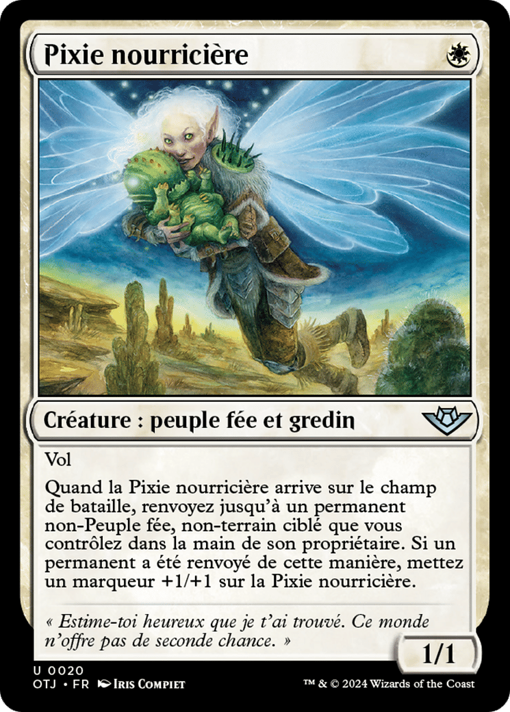 Pixie nourricière — Outlaws of Thunder Junction — Magic: The Gathering