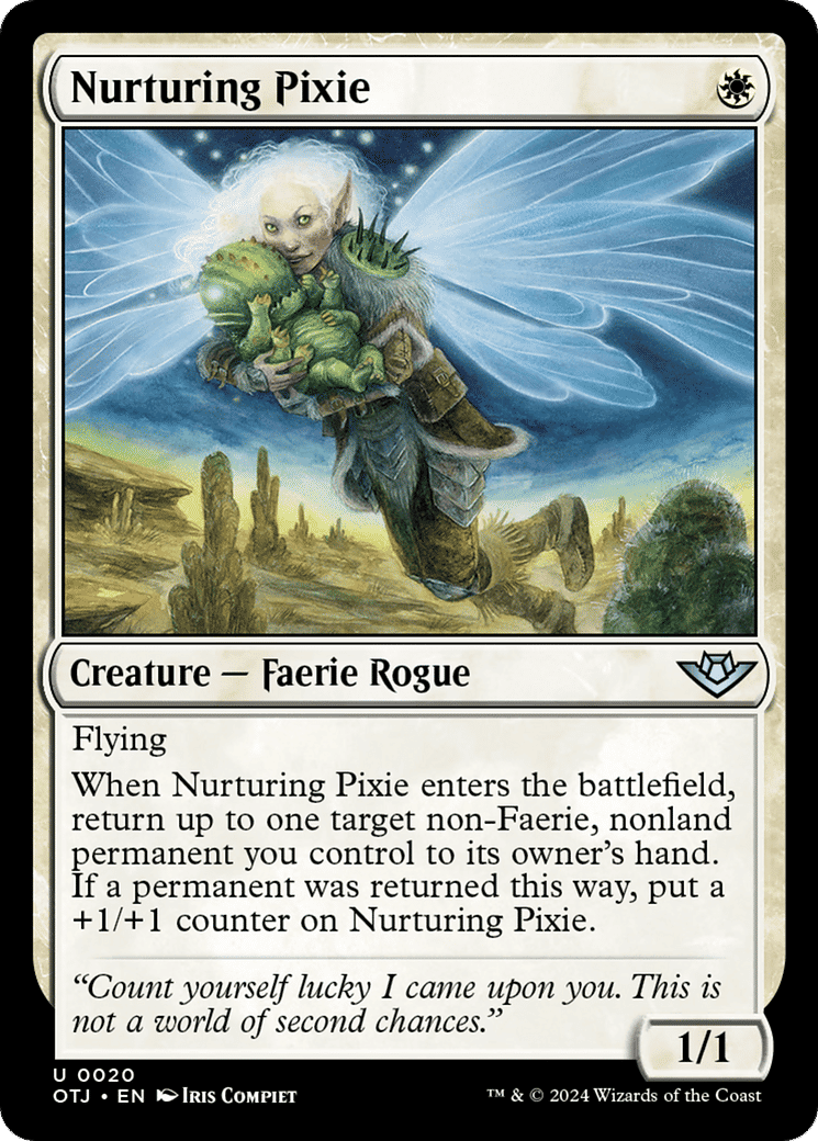 Nurturing Pixie — Outlaws of Thunder Junction — Magic: The Gathering