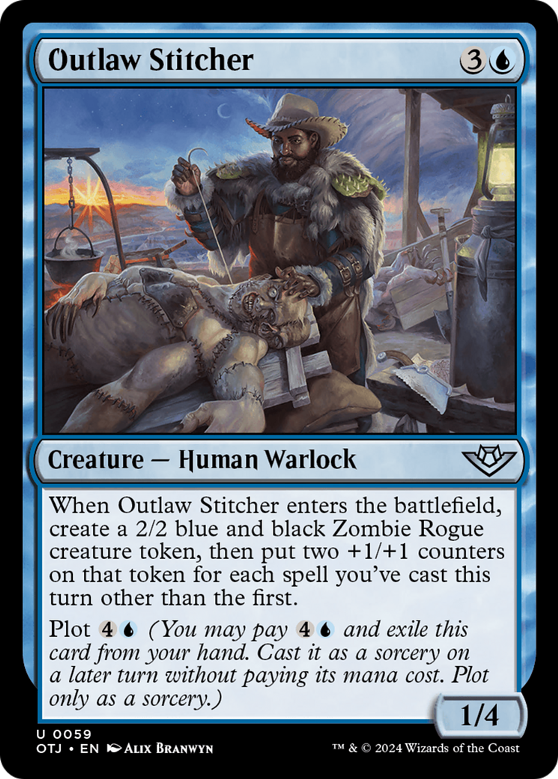 Outlaw Stitcher — Outlaws of Thunder Junction — Magic: The Gathering