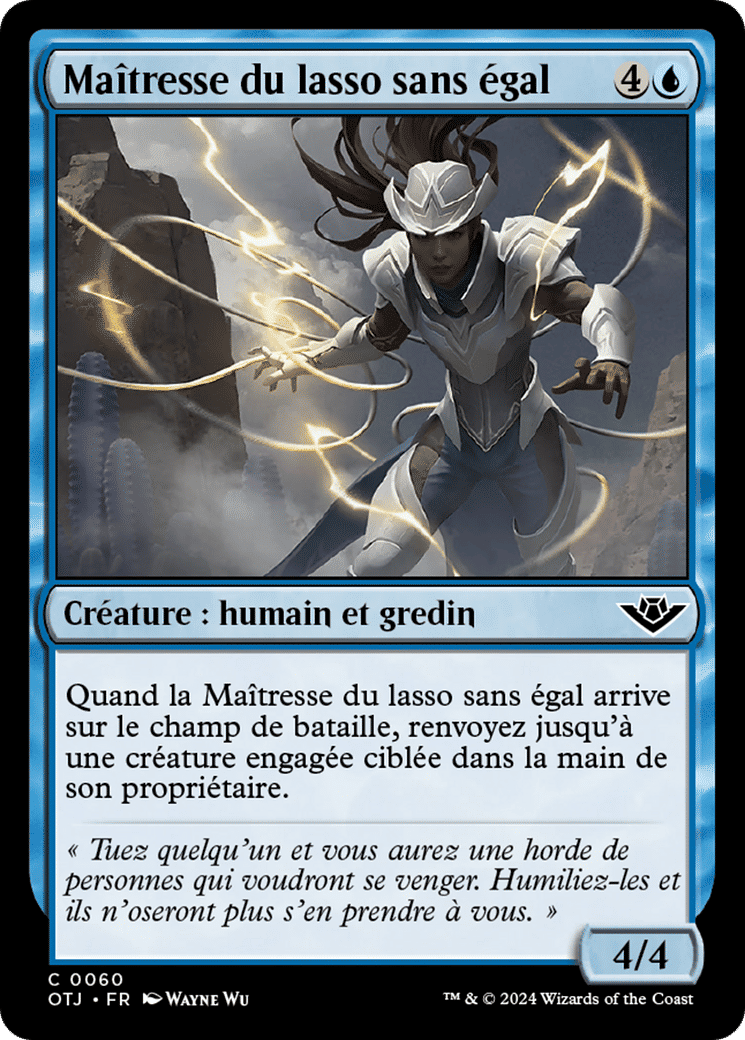 Maîtresse du lasso sans égal — Outlaws of Thunder Junction — Magic: The Gathering
