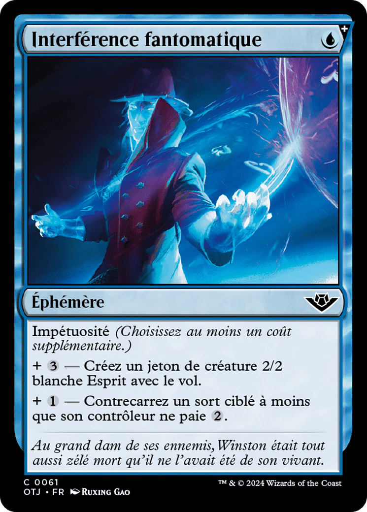 Interférence fantomatique — Outlaws of Thunder Junction — Magic: The Gathering