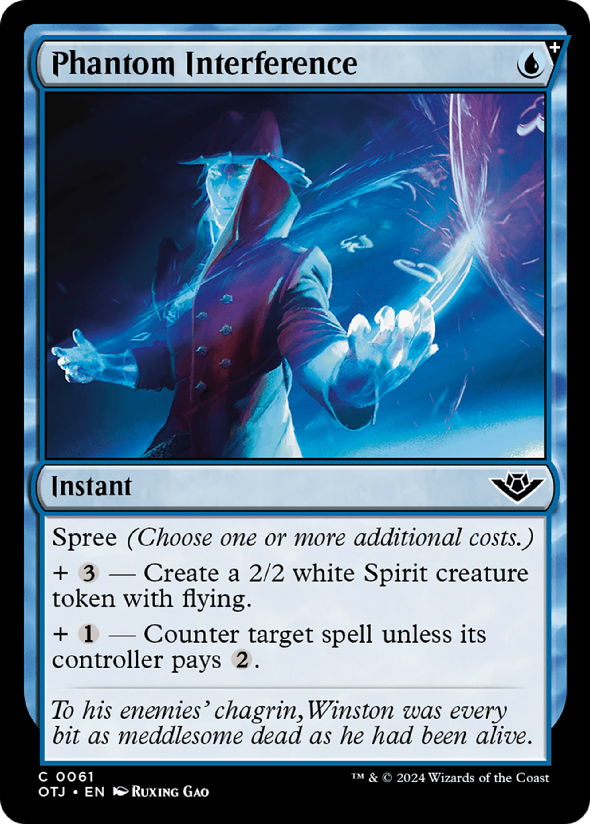 Phantom Interference — Outlaws of Thunder Junction — Magic: The Gathering