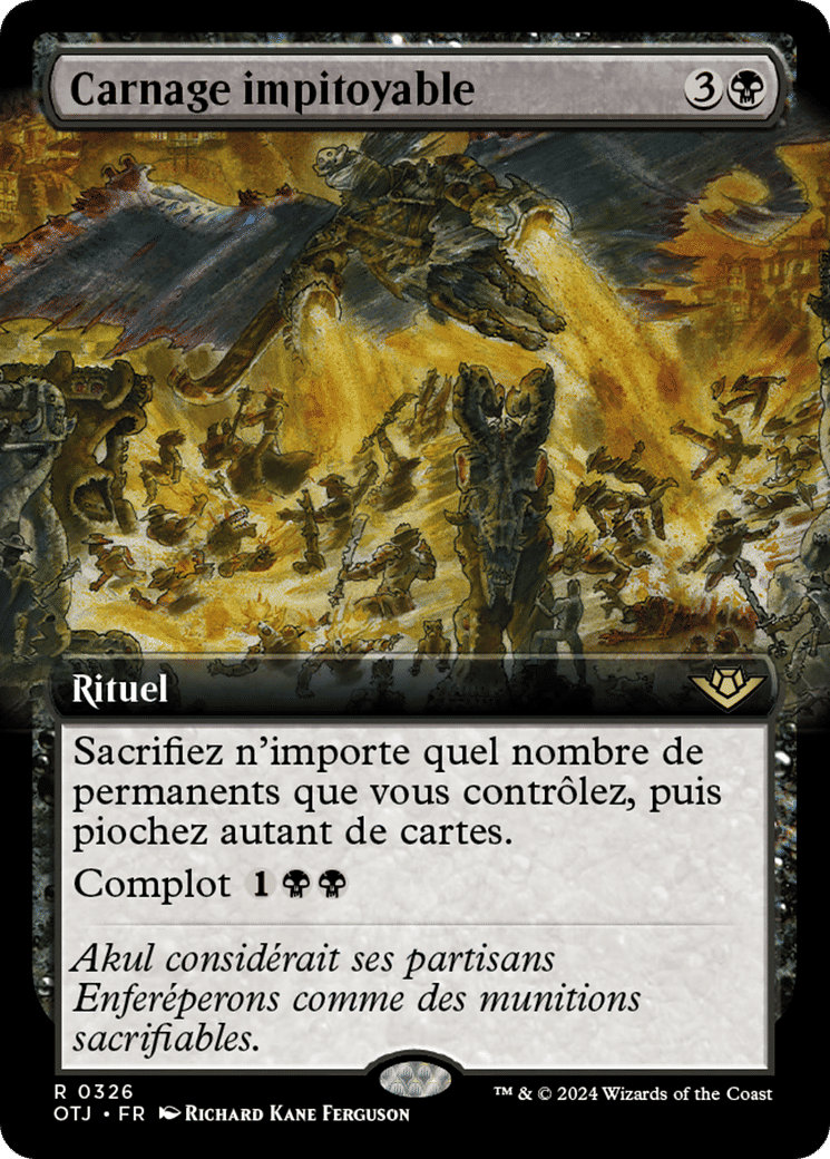 Carnage impitoyable — Outlaws of Thunder Junction — Magic: The Gathering