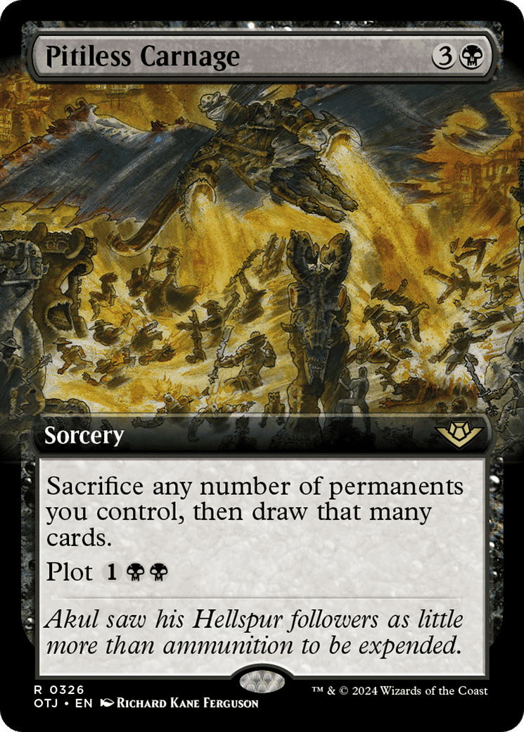 Pitiless Carnage — Outlaws of Thunder Junction — Magic: The Gathering