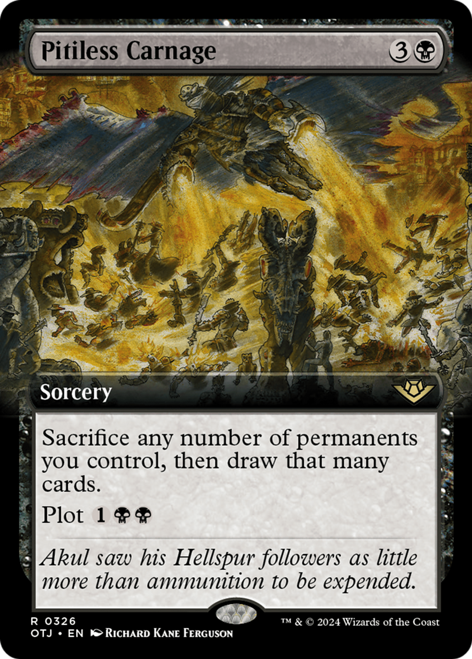 Pitiless Carnage — Outlaws of Thunder Junction — Magic: The Gathering