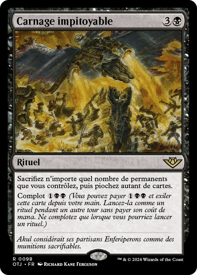 Carnage impitoyable — Outlaws of Thunder Junction — Magic: The Gathering
