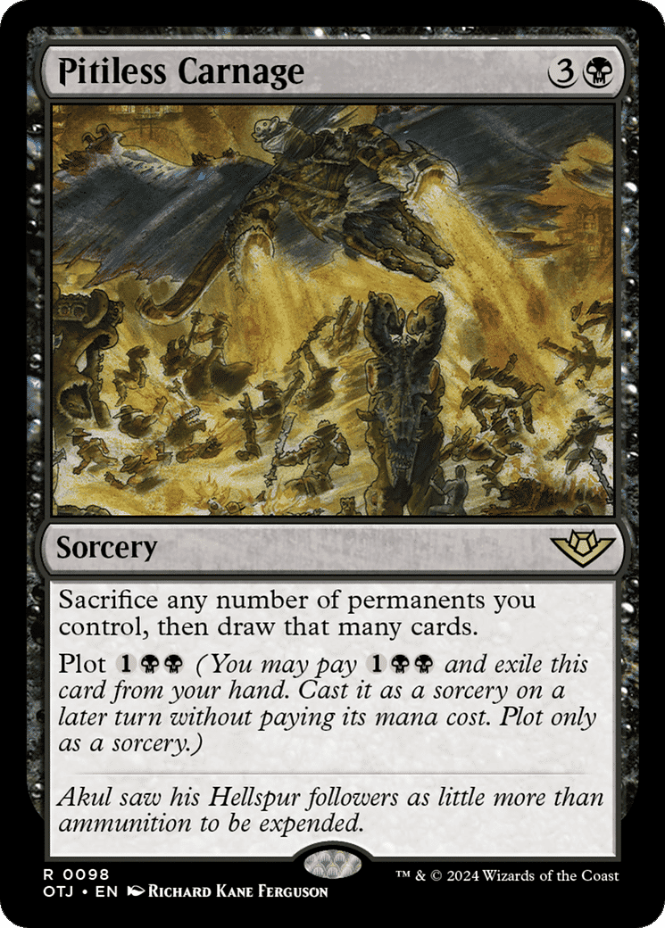 Pitiless Carnage — Outlaws of Thunder Junction — Magic: The Gathering