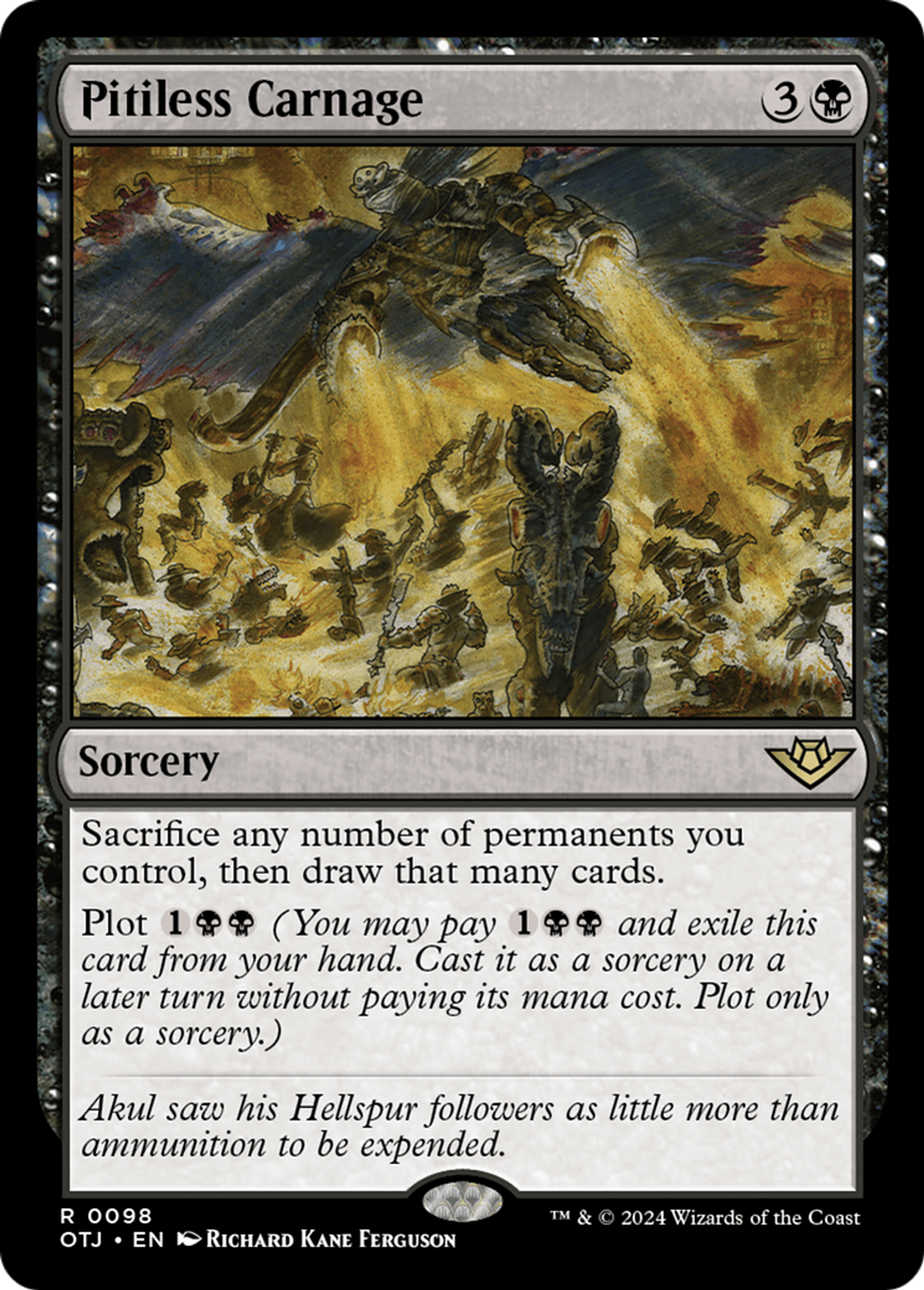 Carnage impitoyable — Outlaws of Thunder Junction — Magic: The Gathering