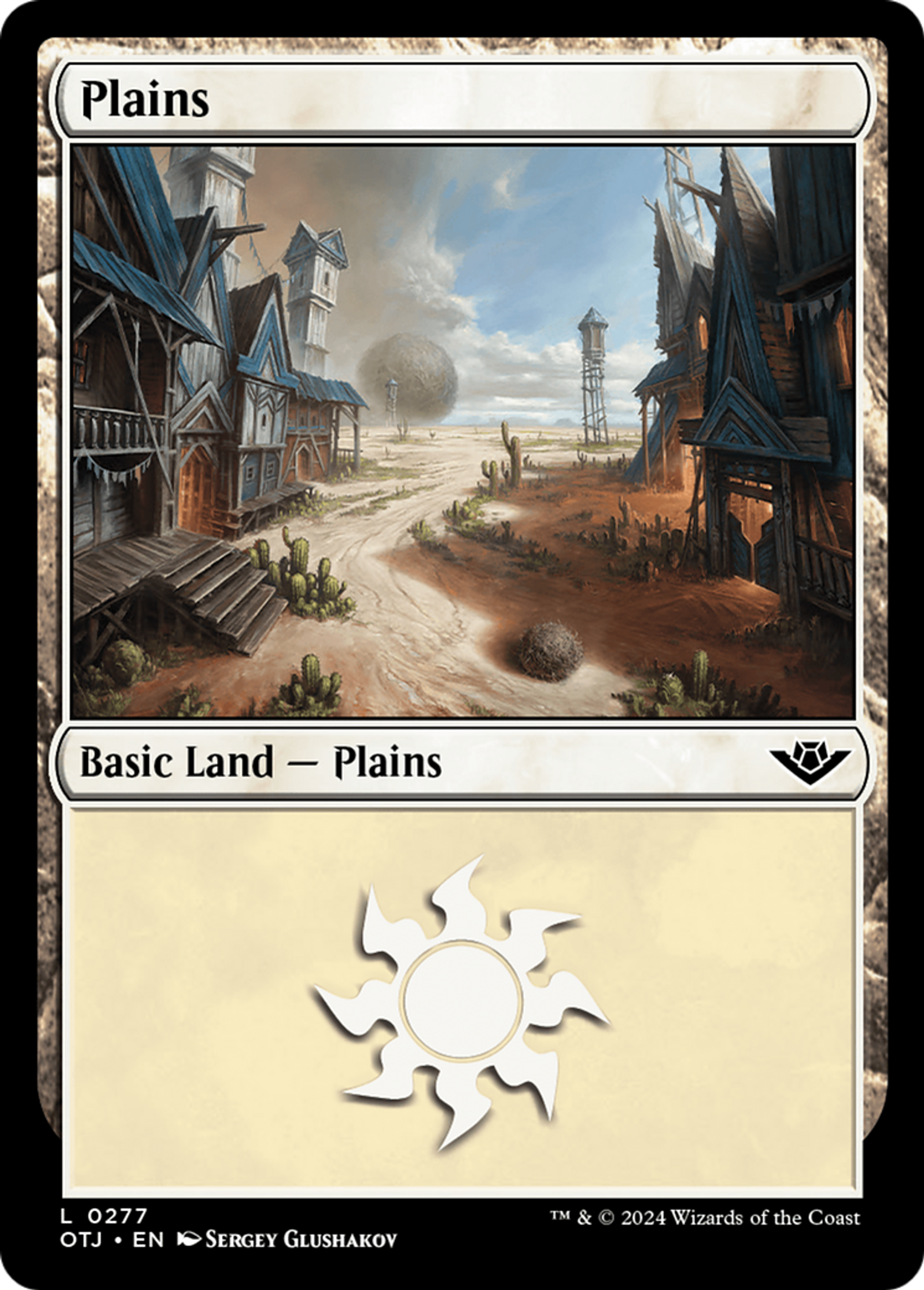Plains — Outlaws of Thunder Junction — Magic: The Gathering