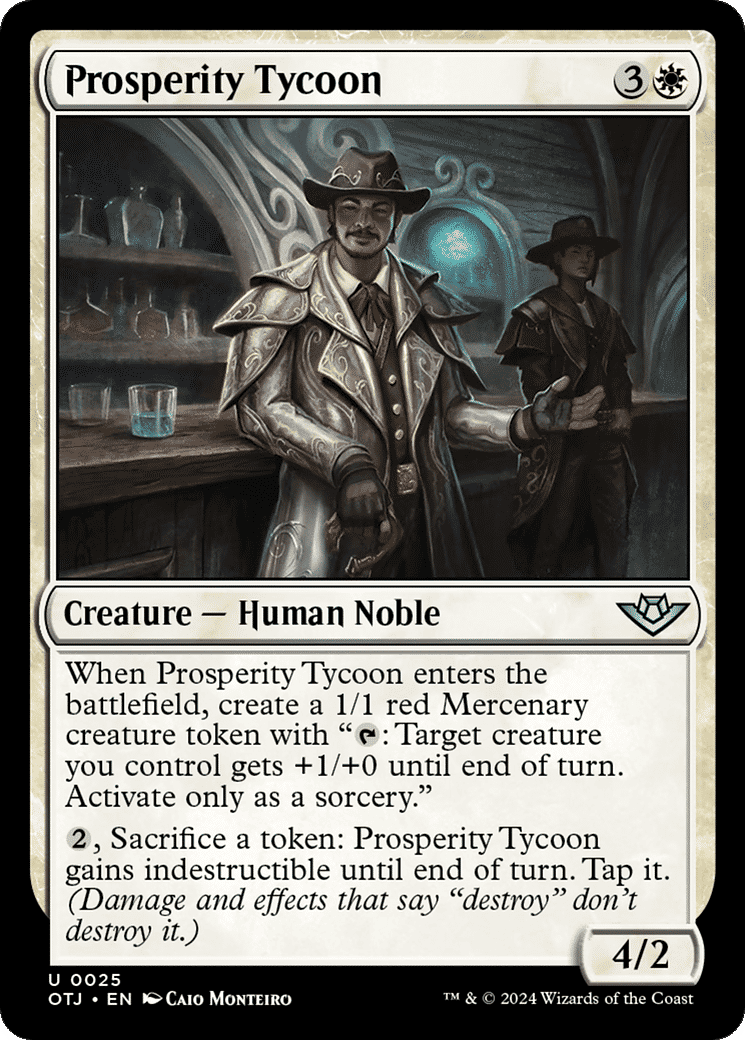 Prosperity Tycoon — Outlaws of Thunder Junction — Magic: The Gathering