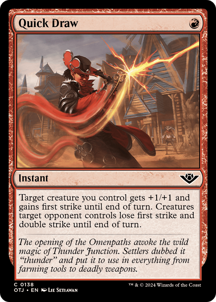 Quick Draw — Outlaws of Thunder Junction — Magic: The Gathering