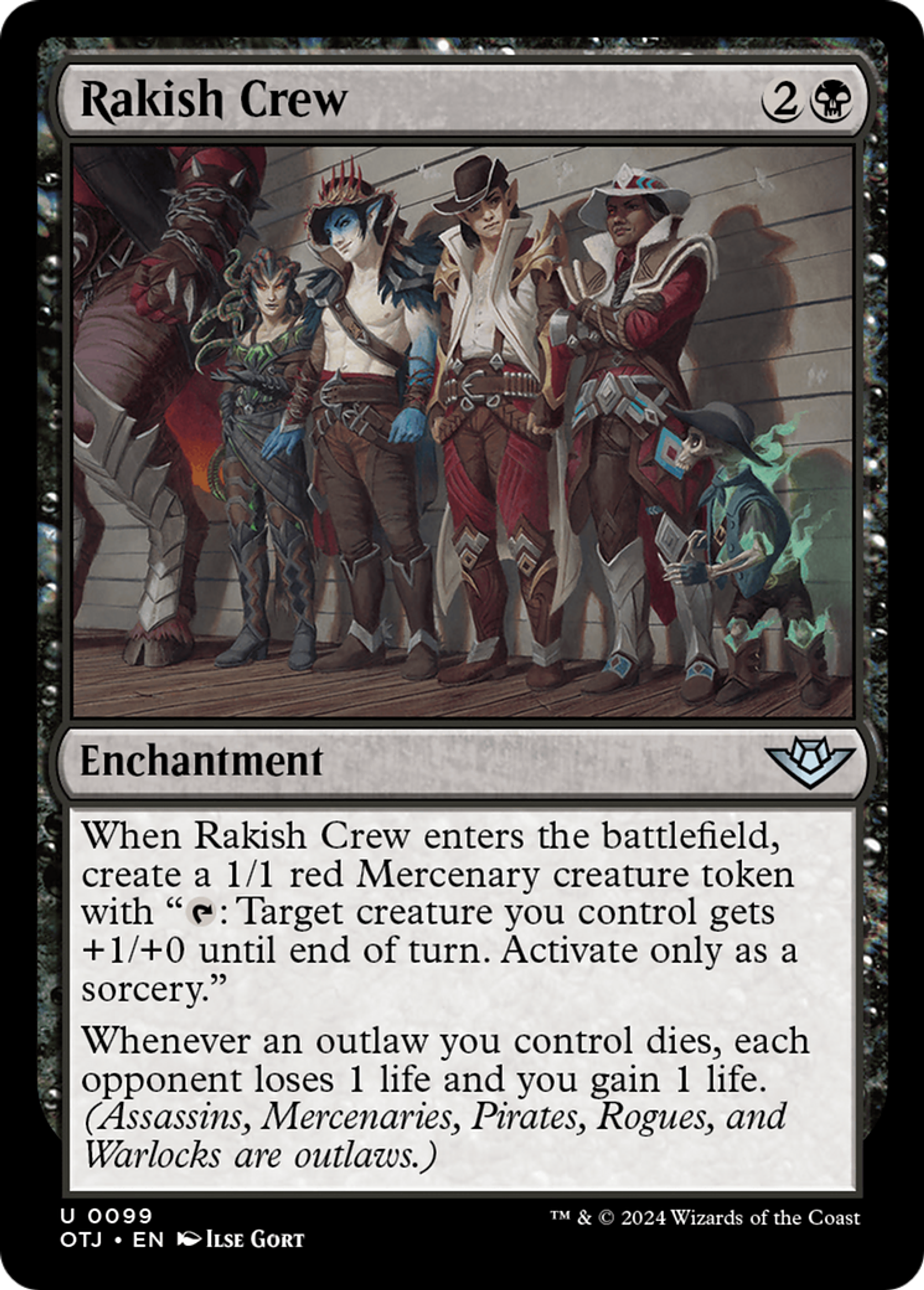 Rakish Crew — Outlaws of Thunder Junction — Magic: The Gathering