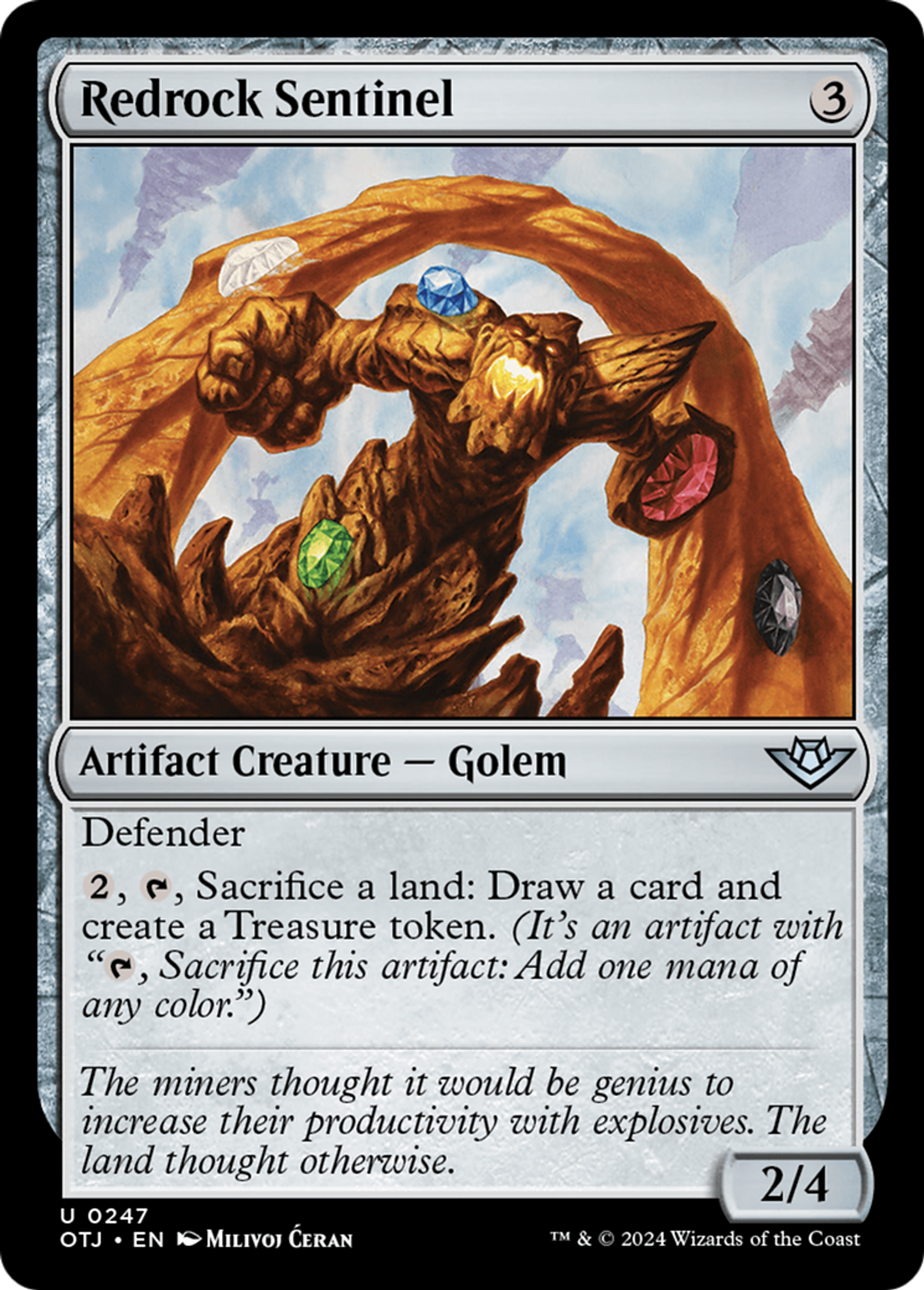 Redrock Sentinel — Outlaws of Thunder Junction — Magic: The Gathering