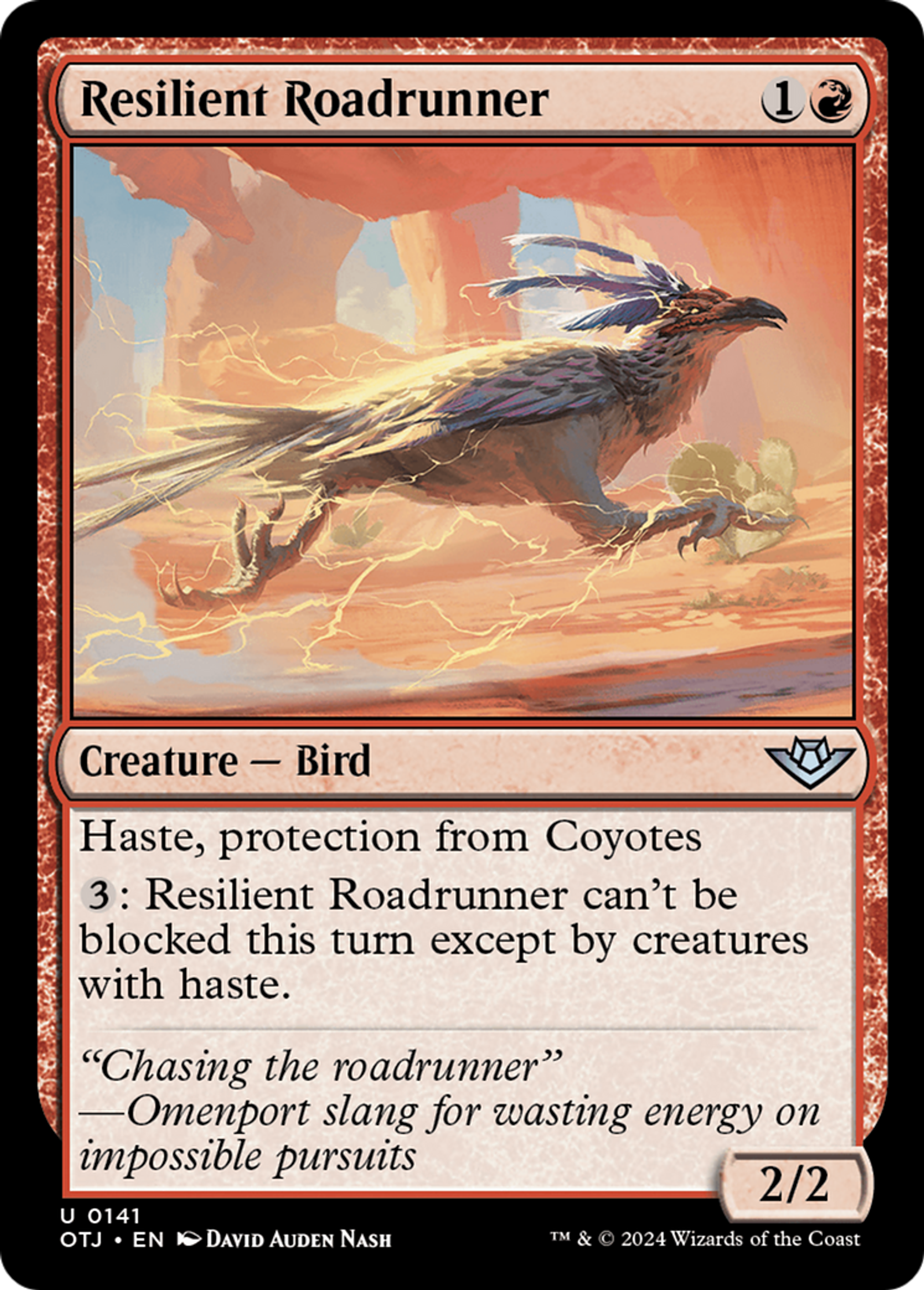 Grand géocoucou résistant — Outlaws of Thunder Junction — Magic: The Gathering