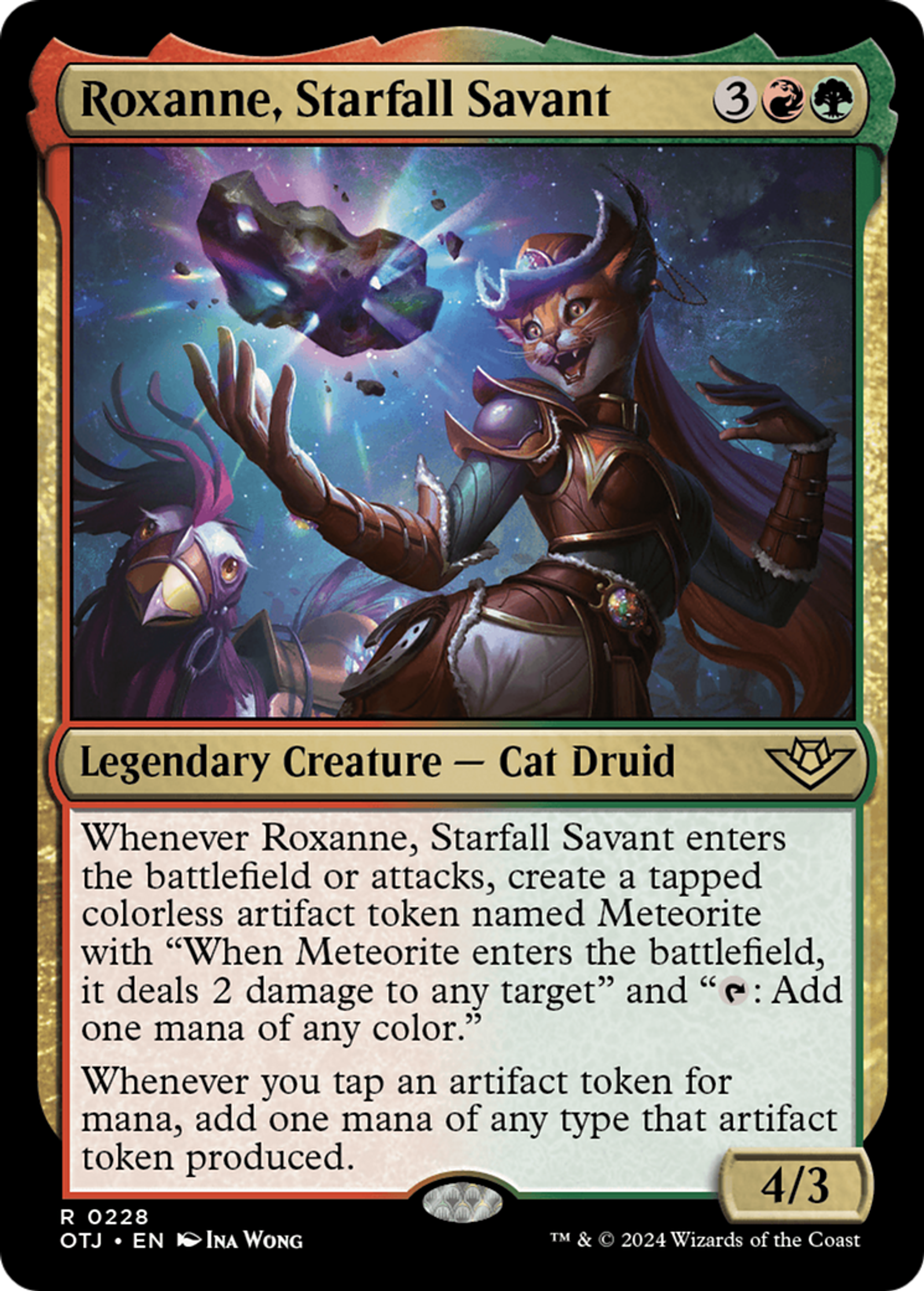 Roxanne, Starfall Savant — Outlaws of Thunder Junction — Magic: The Gathering