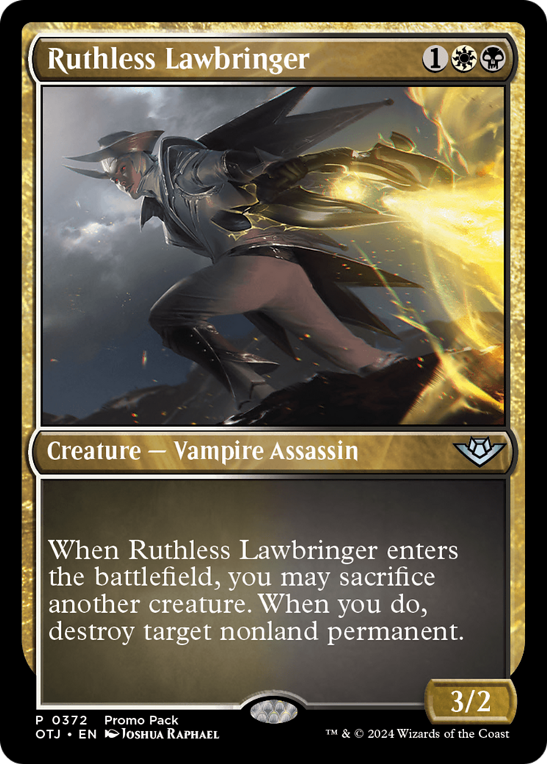 Porteur de la Loi impitoyable — Outlaws of Thunder Junction — Magic: The Gathering