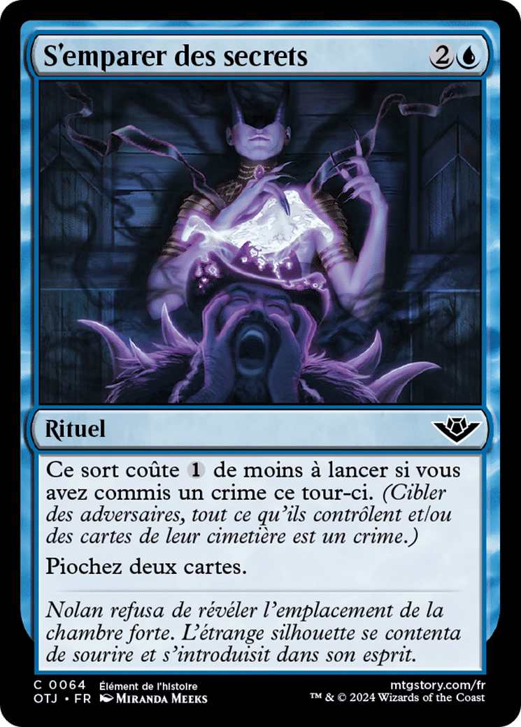 S'emparer des secrets — Outlaws of Thunder Junction — Magic: The Gathering