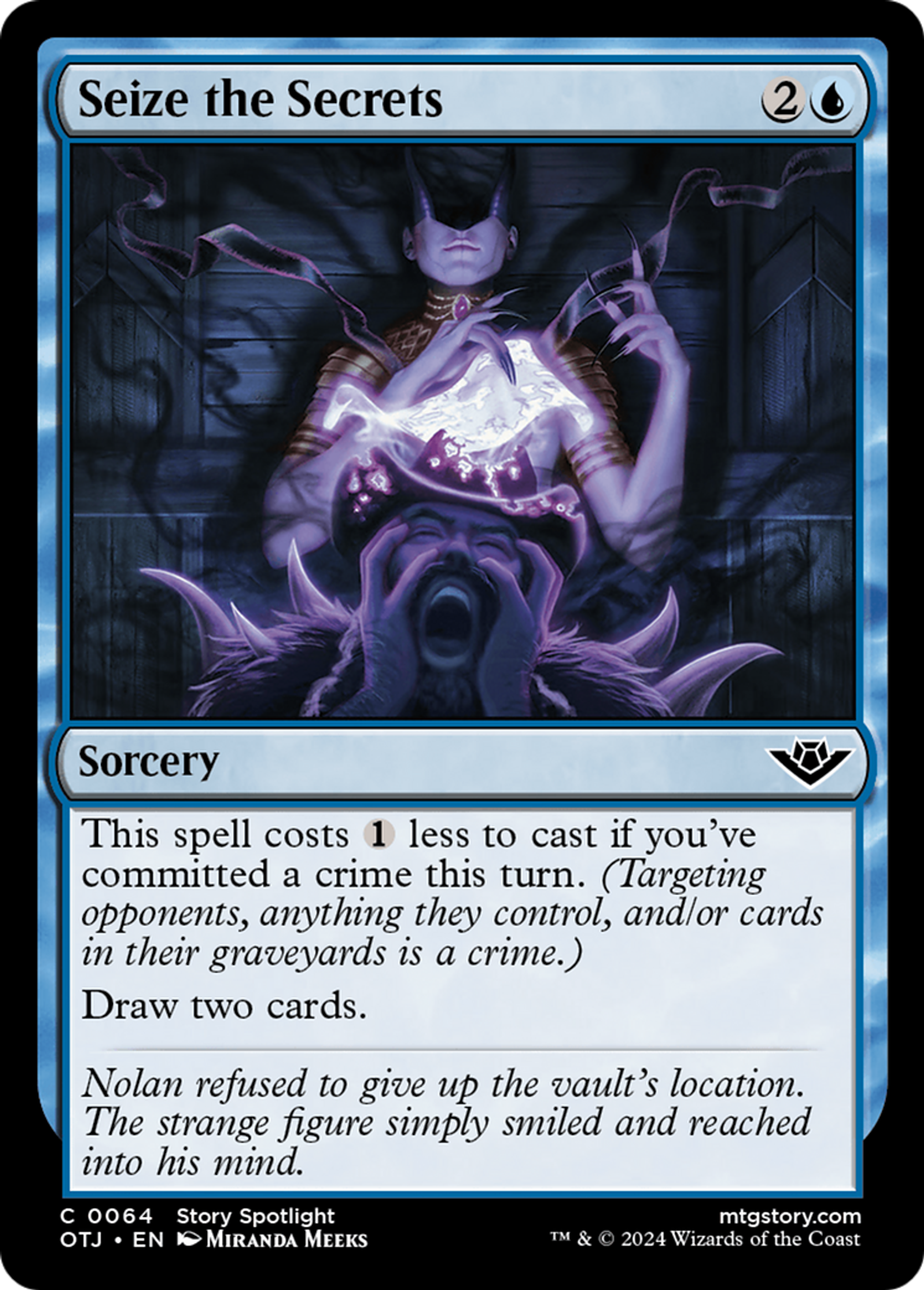 Seize the Secrets — Outlaws of Thunder Junction — Magic: The Gathering