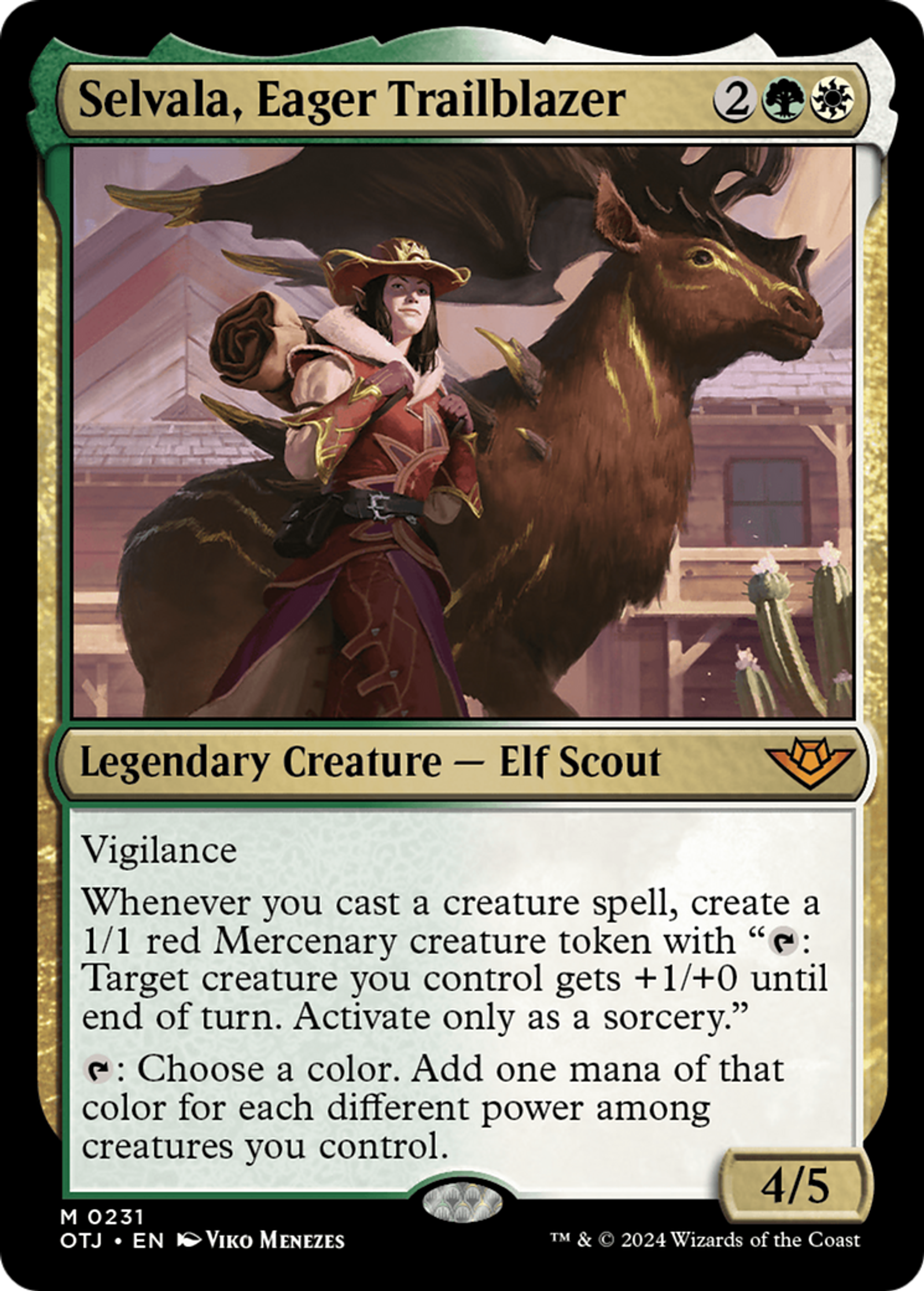 Selvala, pionnière impatiente — Outlaws of Thunder Junction — Magic: The Gathering