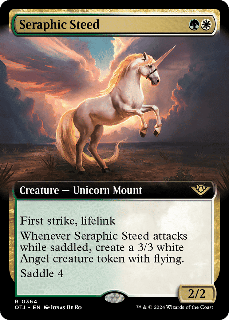 Seraphic Steed — Outlaws of Thunder Junction — Magic: The Gathering