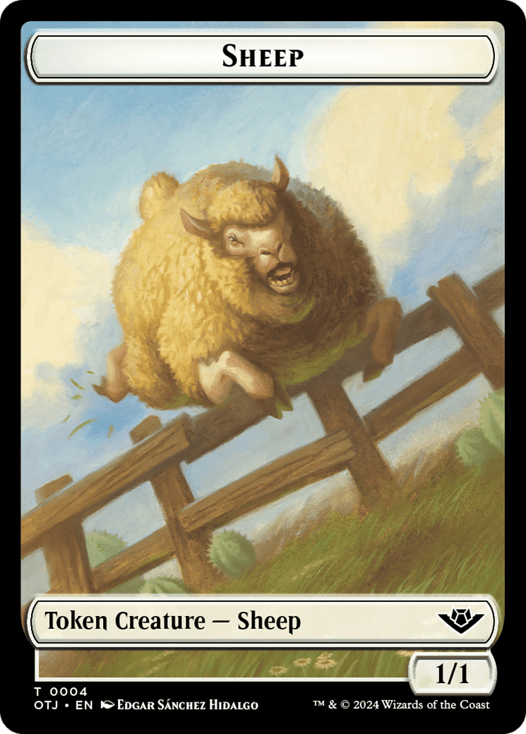 Sheep — Outlaws of Thunder Junction — Magic: The Gathering