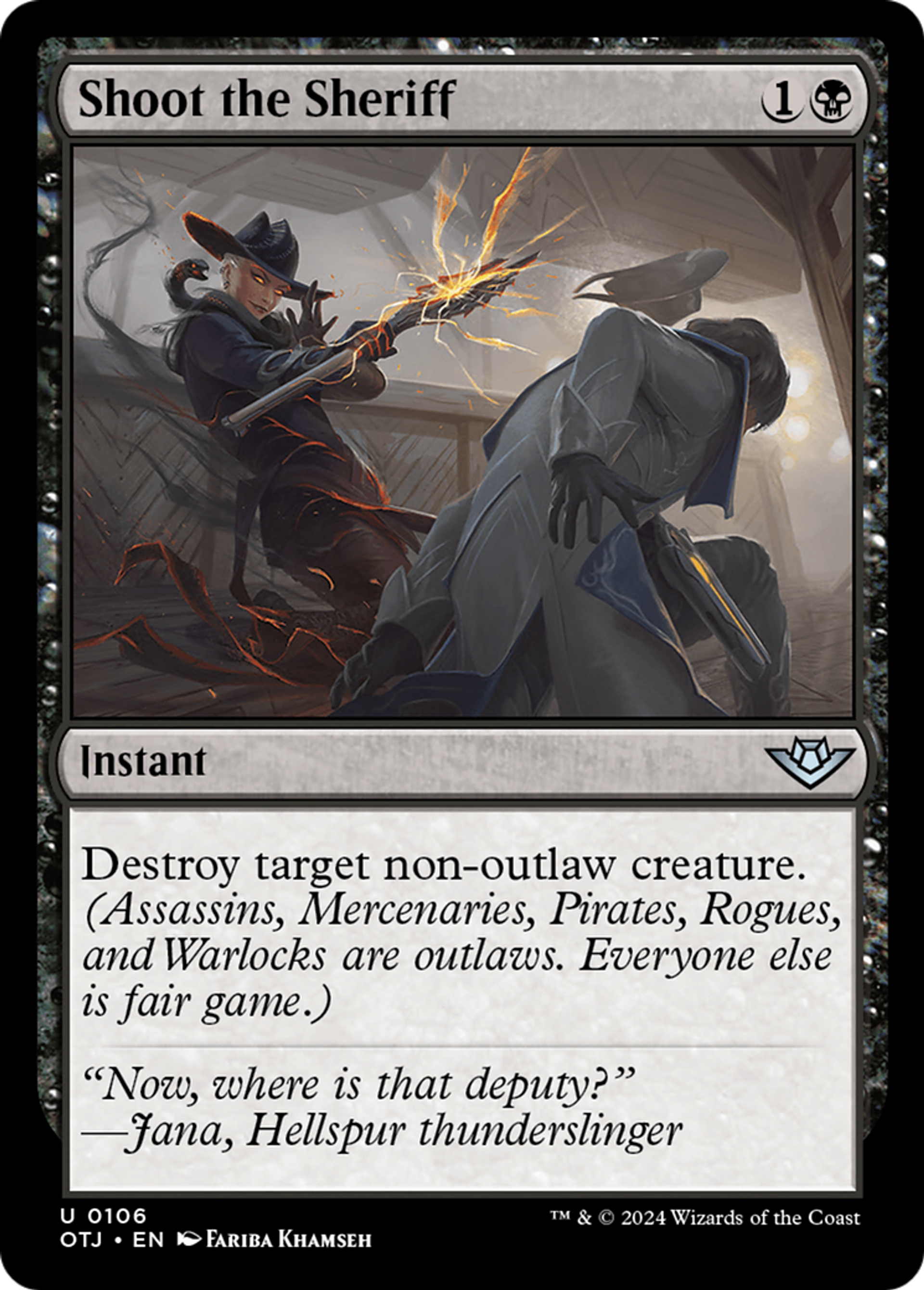 Shoot the Sheriff — Outlaws of Thunder Junction — Magic: The Gathering