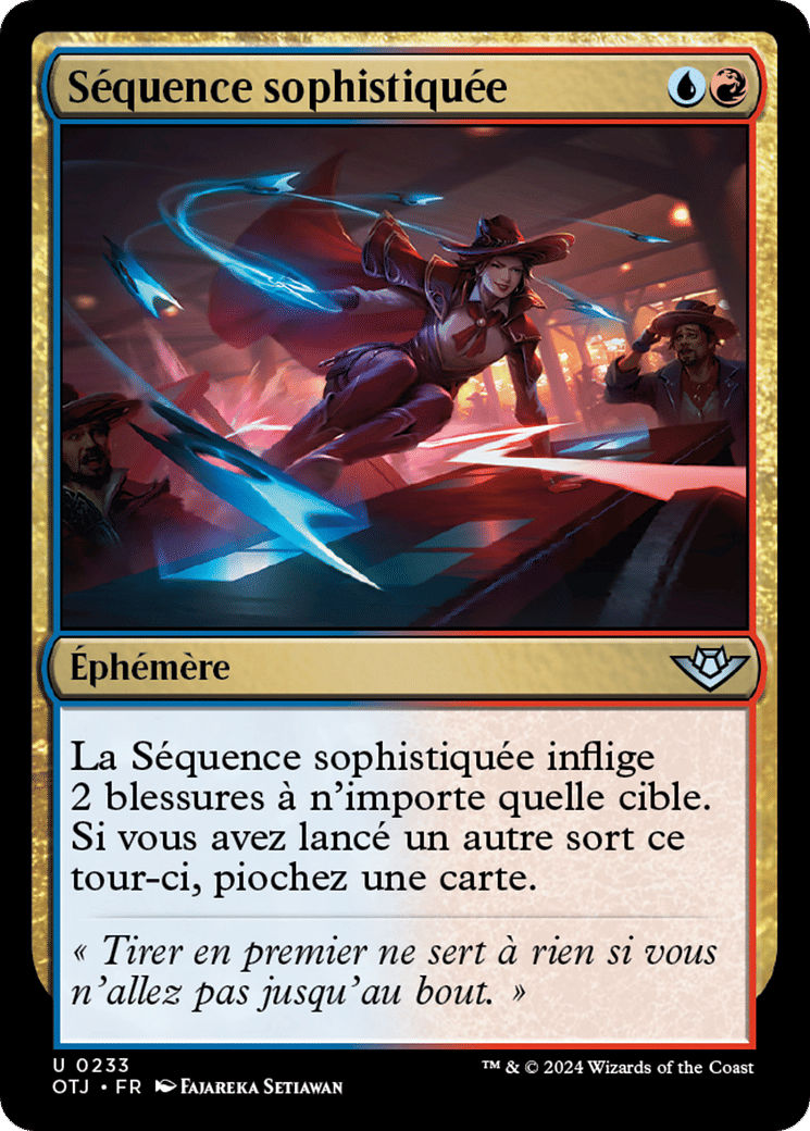 Séquence sophistiquée — Outlaws of Thunder Junction — Magic: The Gathering