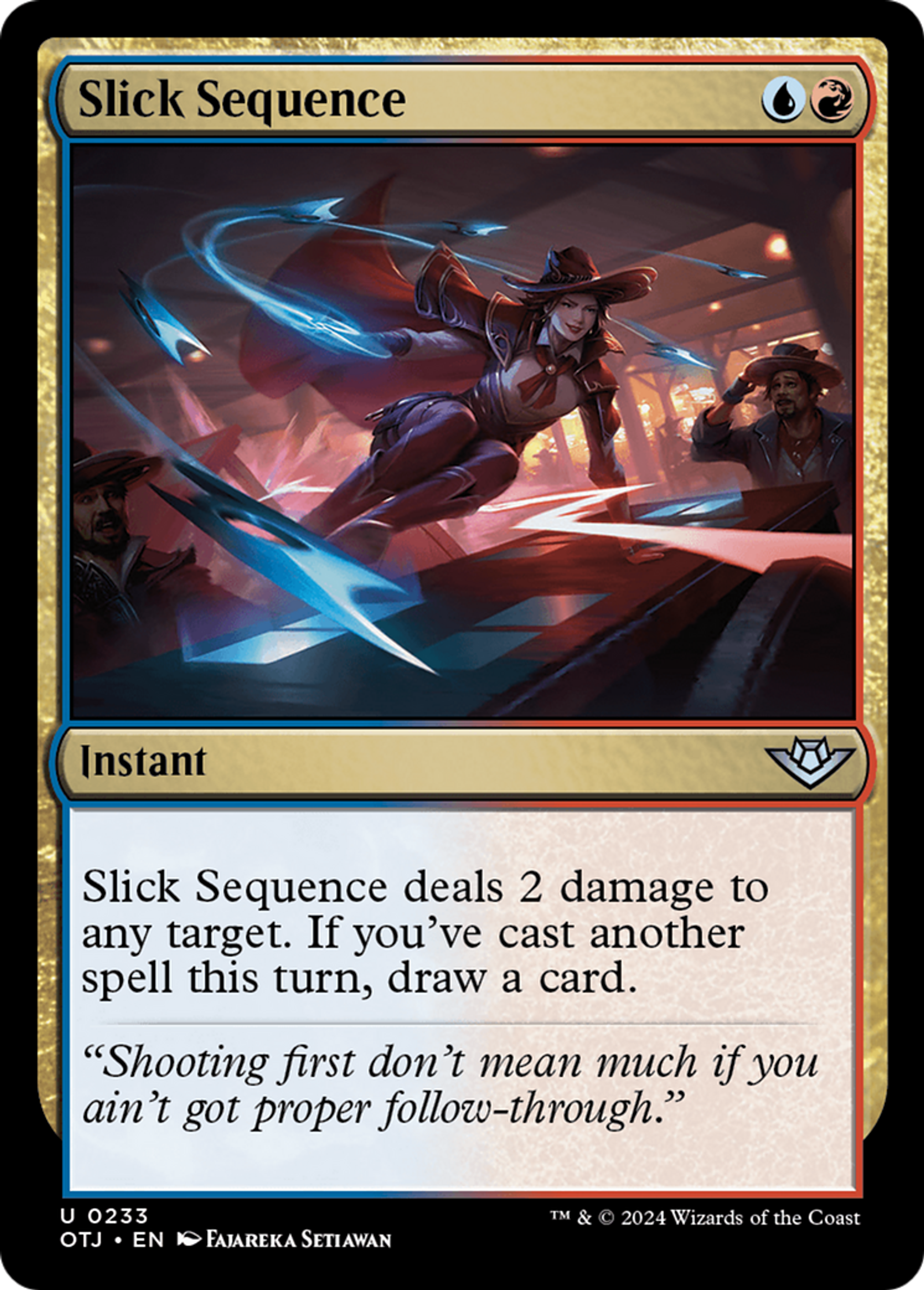 Séquence sophistiquée — Outlaws of Thunder Junction — Magic: The Gathering