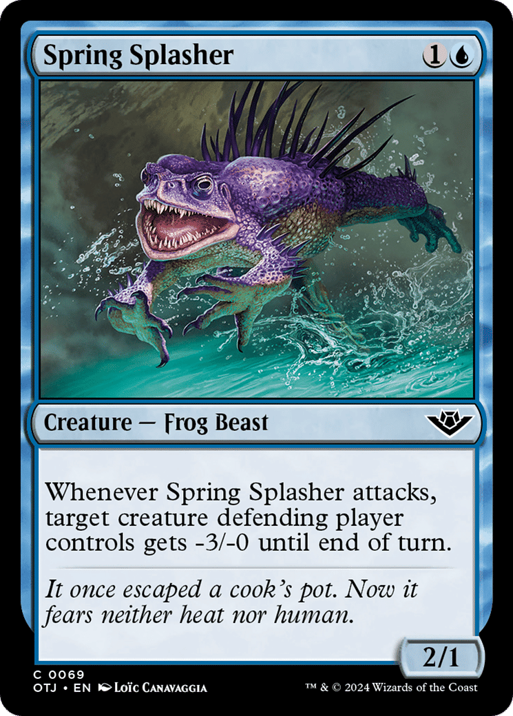 Spring Splasher — Outlaws of Thunder Junction — Magic: The Gathering